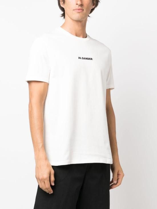 Jil Sander JIL SANDER Men T-Shirts J47GC0122 J20103102 White Size US S / EU 44-46 / 1 - 2 Thumbnail