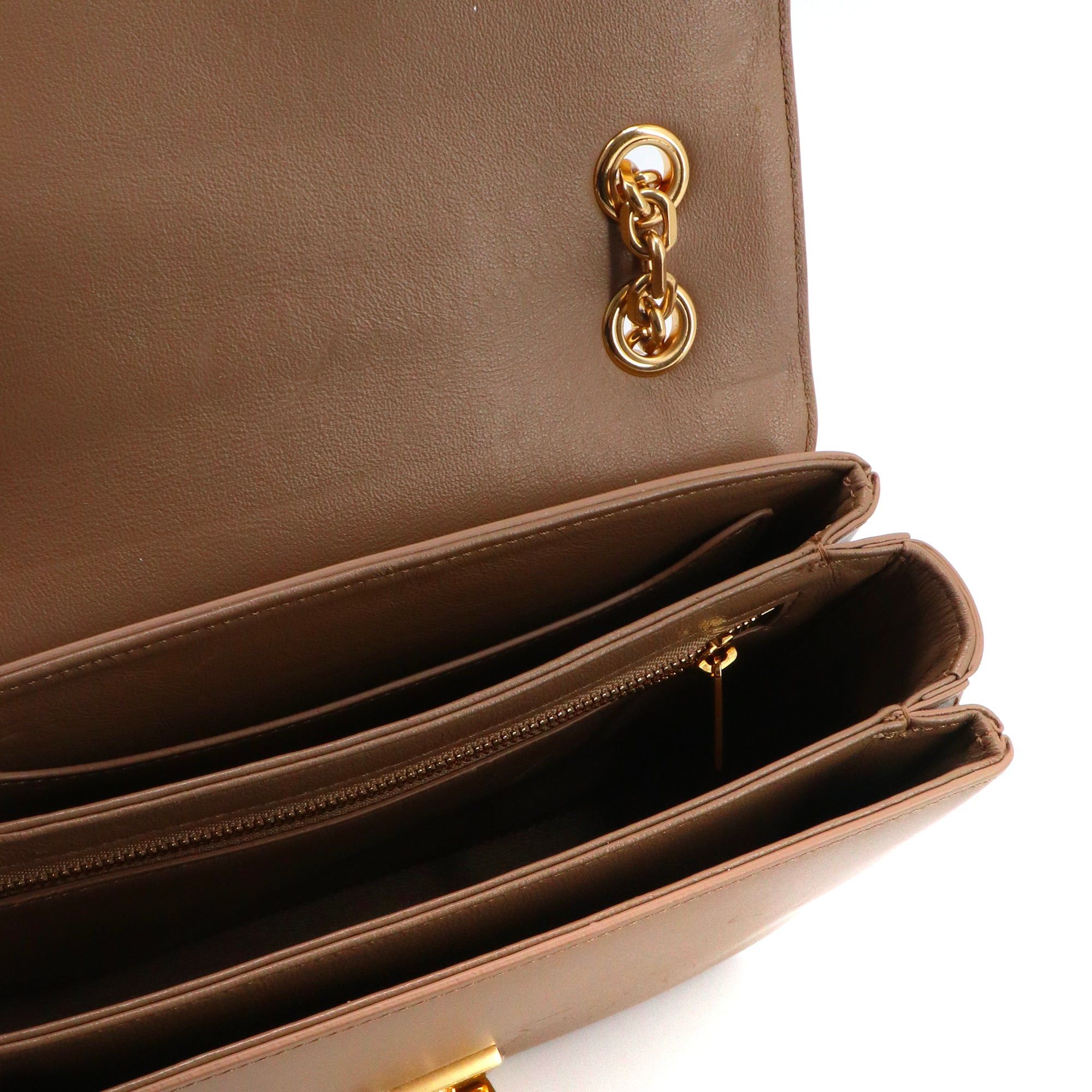 Celine CELINE - Celine C shoulder bag in brown leather Size ONE SIZE - 7 Thumbnail