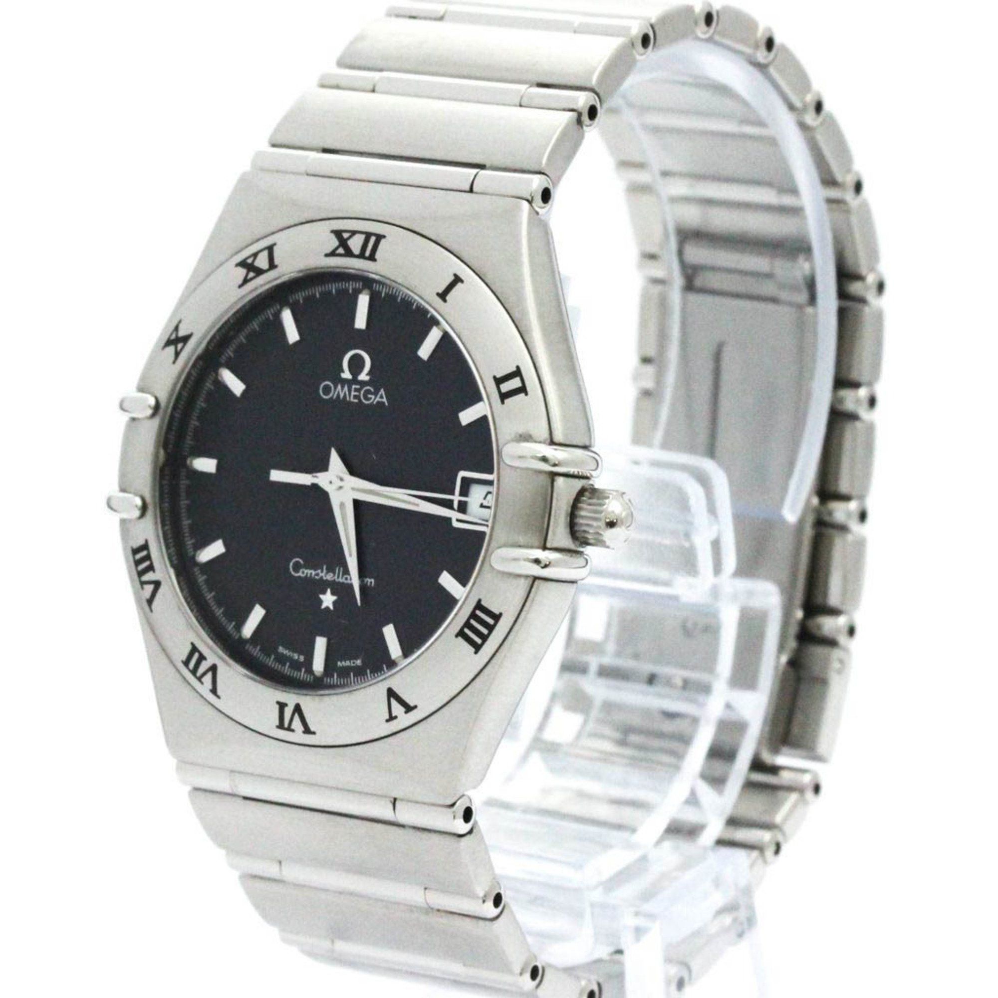 Omega Polished OMEGA Constellation Stainless Steel Quartz Mens Watch 1512.40 Size ONE SIZE - 2 Thumbnail