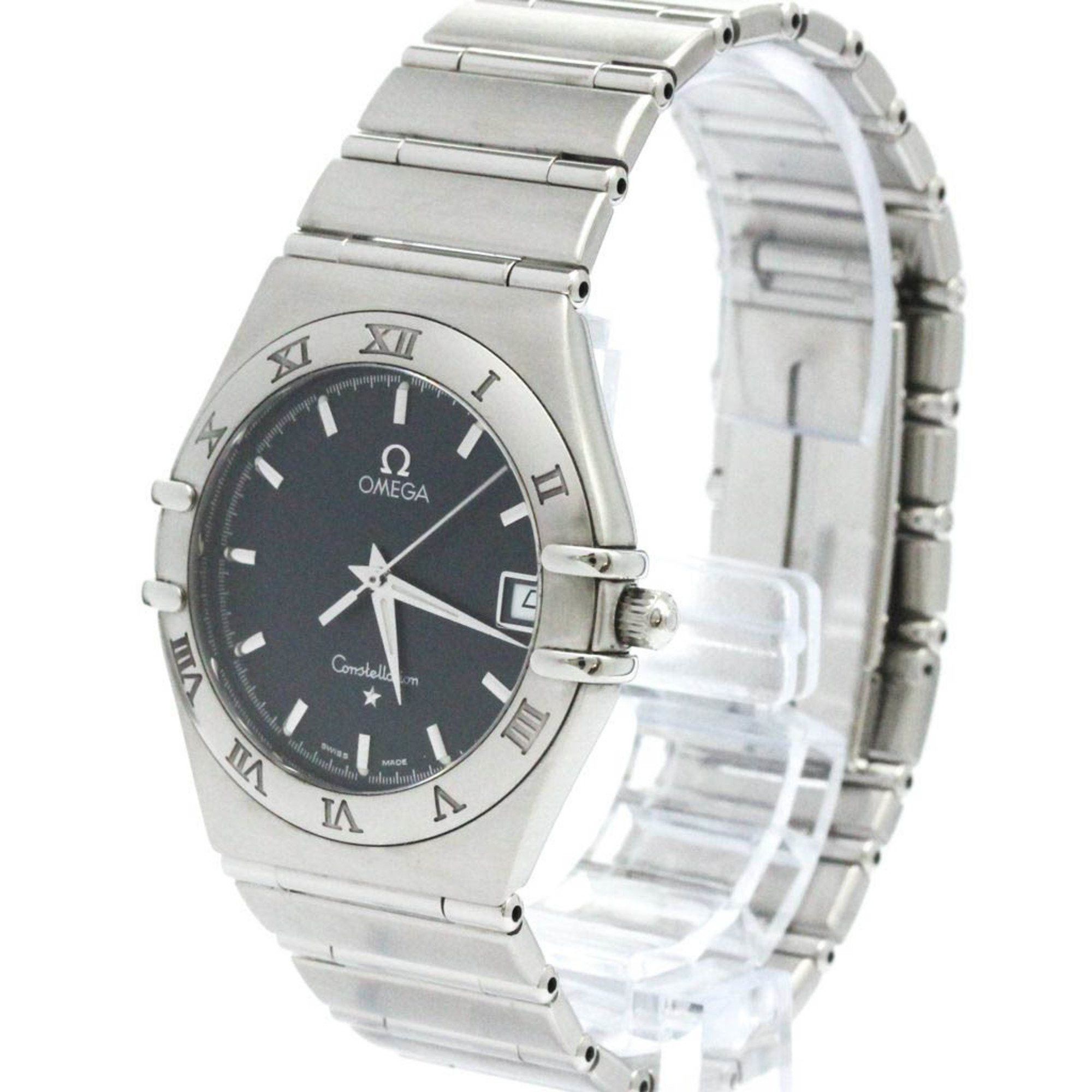 Omega Polished OMEGA Constellation Stainless Steel Quartz Mens Watch 1512.40 Size ONE SIZE - 2 Thumbnail
