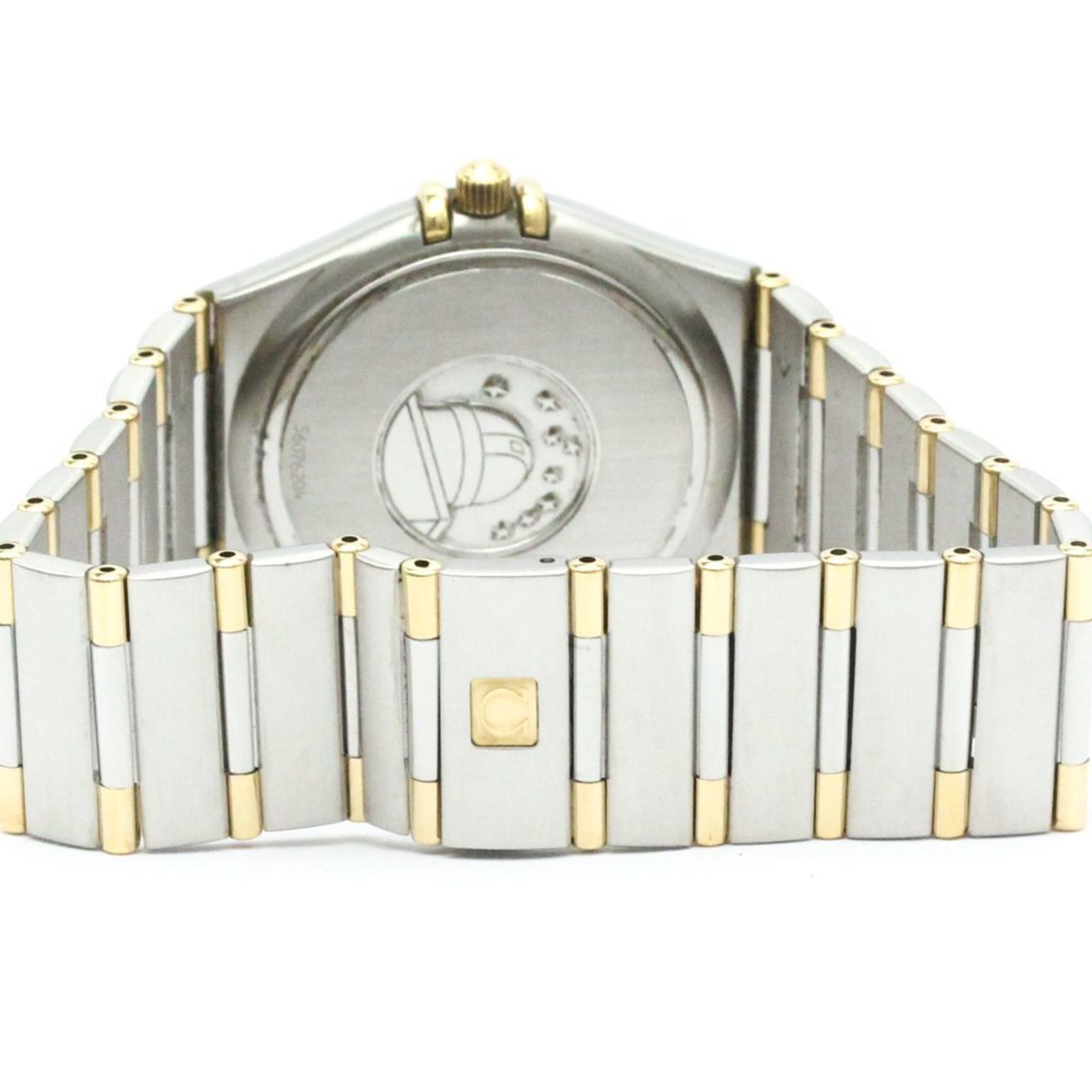 Omega Polished OMEGA Constellation 18K Gold Steel Quartz Mens Watch 1312.30 BF581492 Size ONE SIZE - 5 Thumbnail