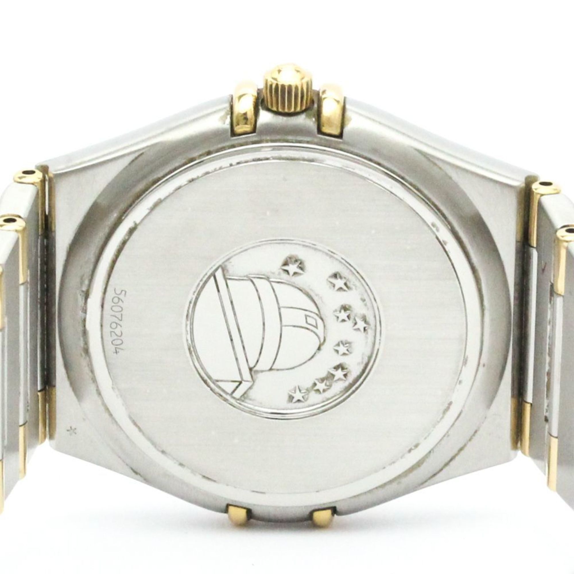 Omega Polished OMEGA Constellation 18K Gold Steel Quartz Mens Watch 1312.30 BF581492 Size ONE SIZE - 6 Thumbnail