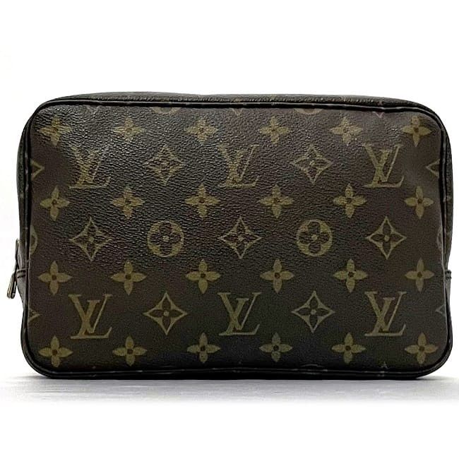 Louis Vuitton LOUIS VUITTON Clutch Bag Brown Cotton Size ONE SIZE - 2 Thumbnail