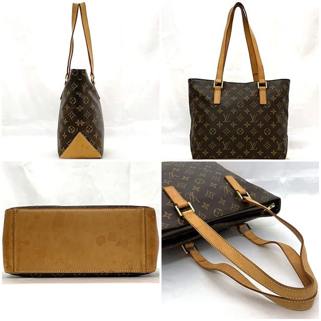 Louis Vuitton LOUIS VUITTON Tote Bag Brown Cotton Size ONE SIZE - 2 Thumbnail
