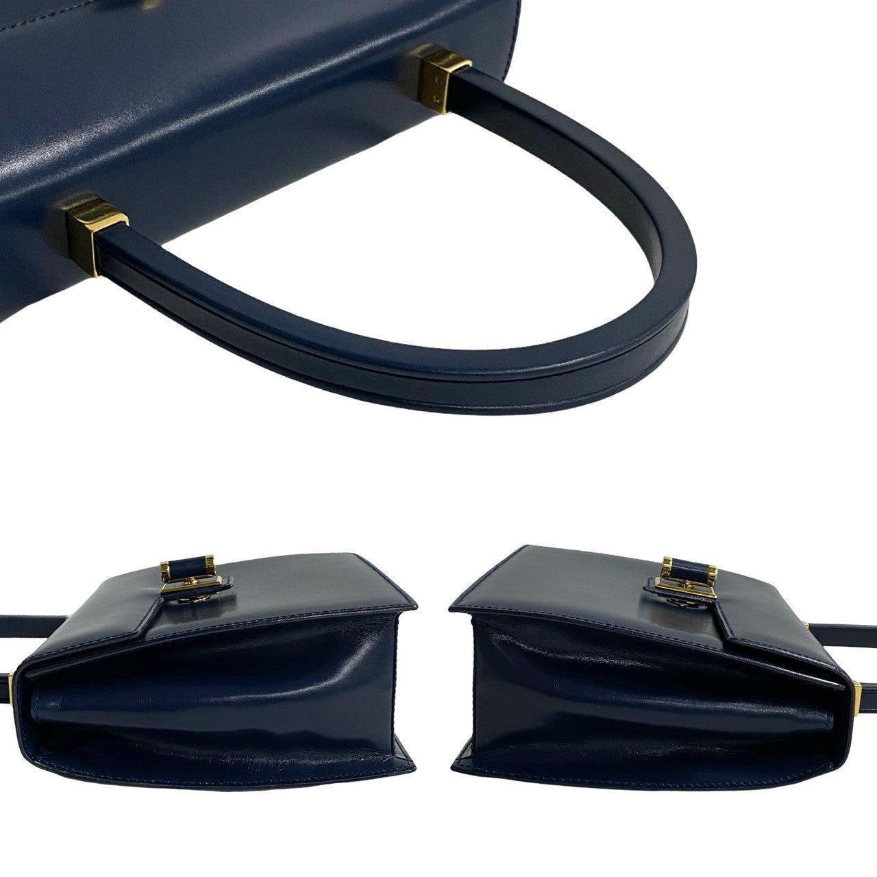 Gucci Gucci Handbag Blue Leather Size ONE SIZE - 5 Thumbnail