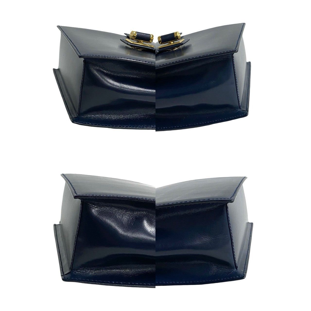 Gucci Gucci Handbag Blue Leather Size ONE SIZE - 7 Thumbnail
