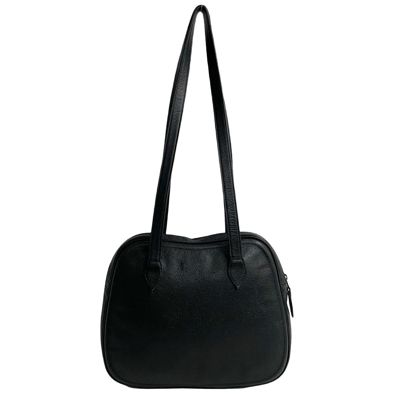 Yves Saint Laurent Yves Saint Laurent Shoulder Bag Black Leather Size ONE SIZE - 4 Thumbnail