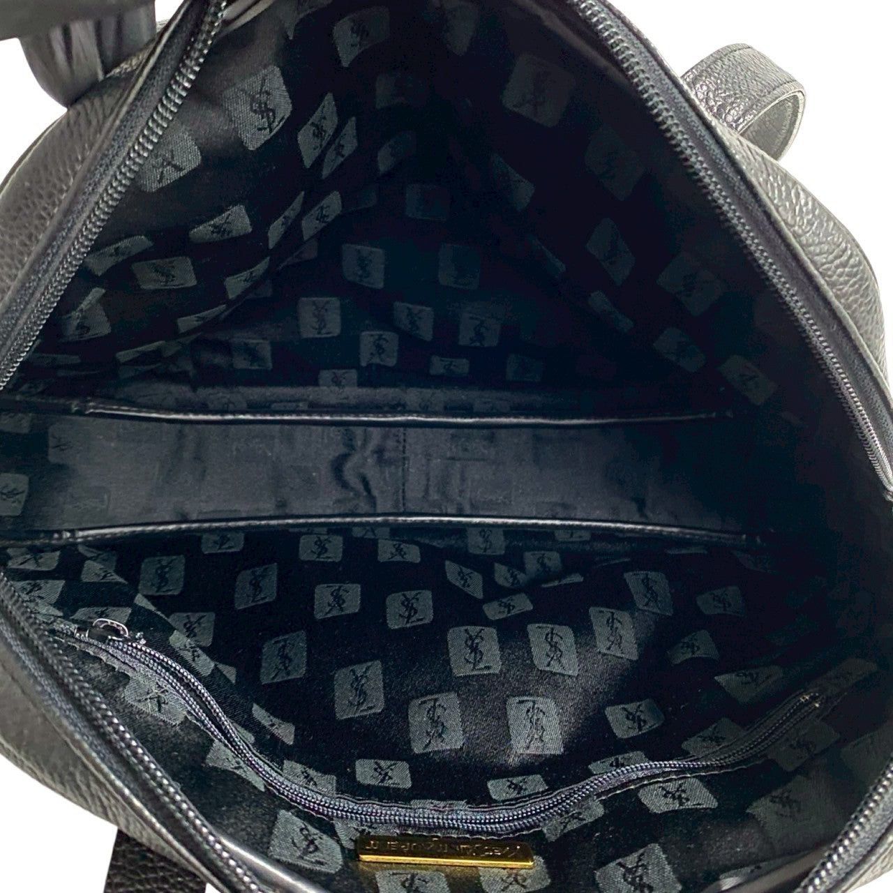 Yves Saint Laurent Yves Saint Laurent Shoulder Bag Black Leather Size ONE SIZE - 8 Thumbnail
