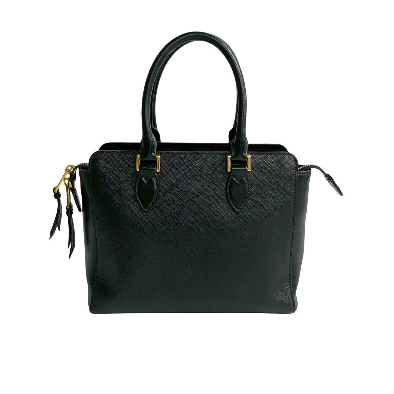 Prada Prada Shoulder Bag Black Leather Size ONE SIZE - 3 Thumbnail
