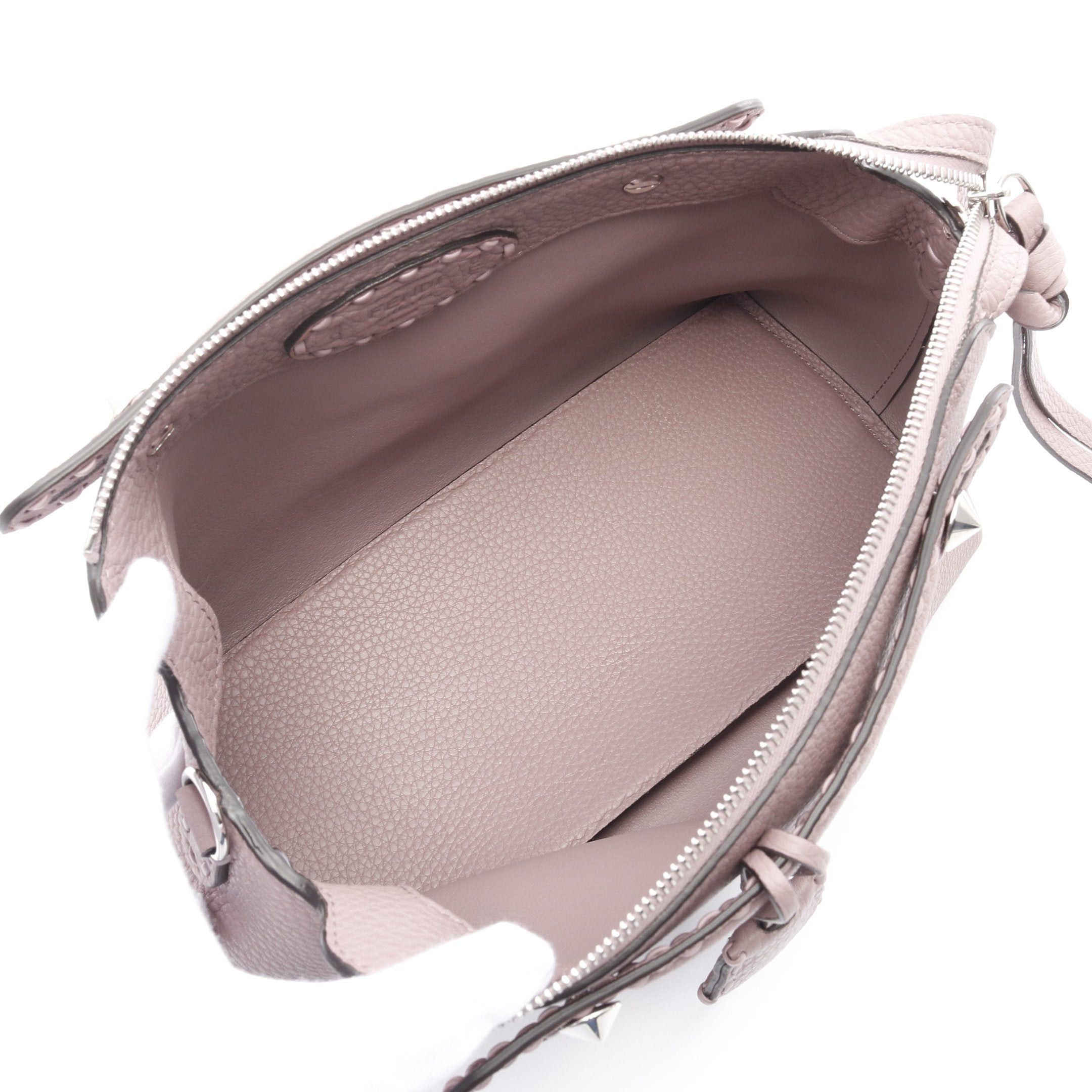 Fendi Fendi By The Way Soft Medium Selleria Handbag Leather Dusty Pink Size ONE SIZE - 3 Thumbnail