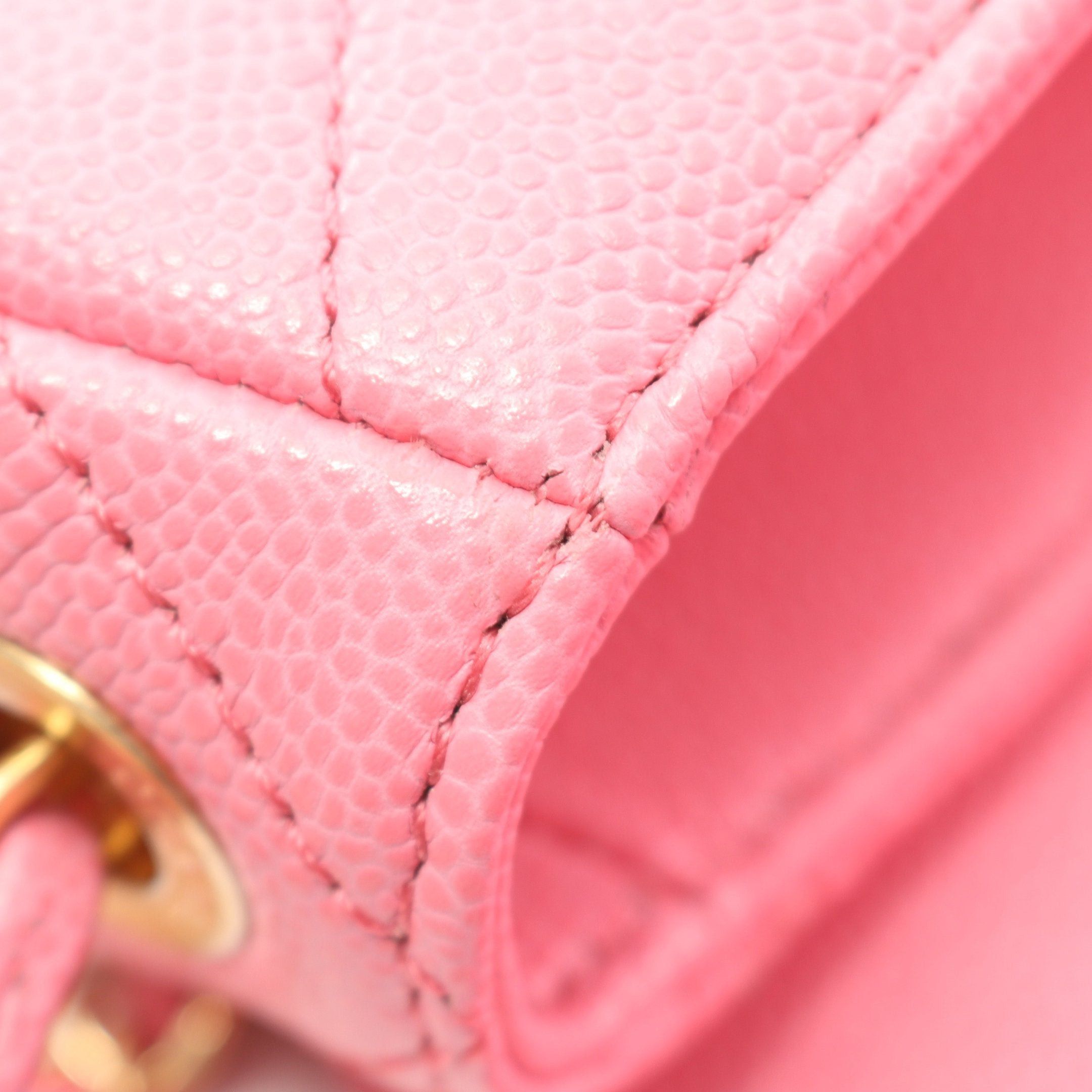 Chanel Chanel Matelasse Chain Shoulder Bag Caviar Skin Pink Gold Hardware Size ONE SIZE - 6 Thumbnail