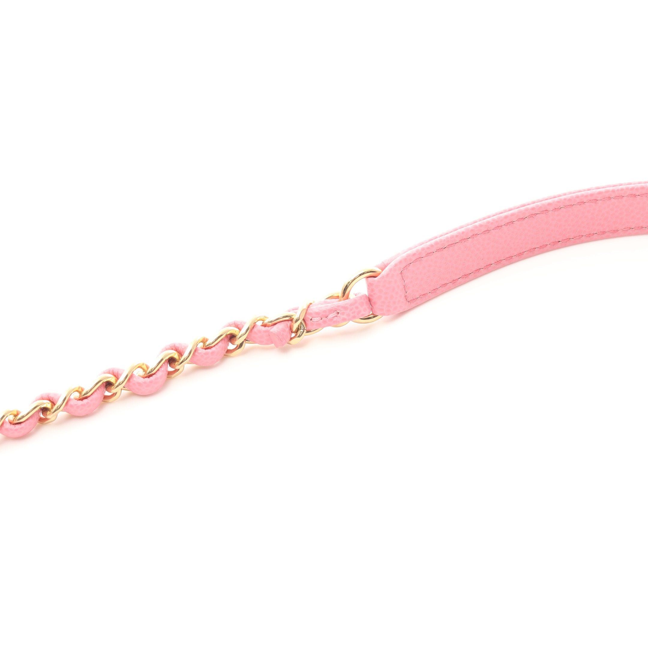 Chanel Chanel Matelasse Chain Shoulder Bag Caviar Skin Pink Gold Hardware Size ONE SIZE - 8 Thumbnail