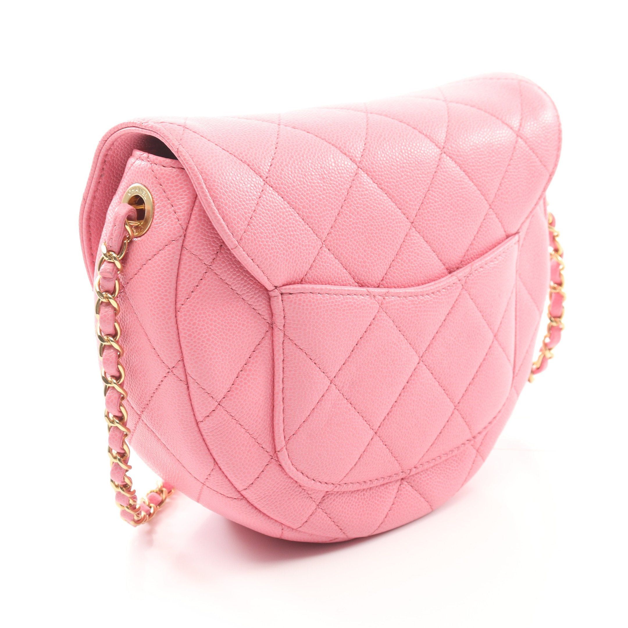 Chanel Chanel Matelasse Chain Shoulder Bag Caviar Skin Pink Gold Hardware Size ONE SIZE - 2 Thumbnail