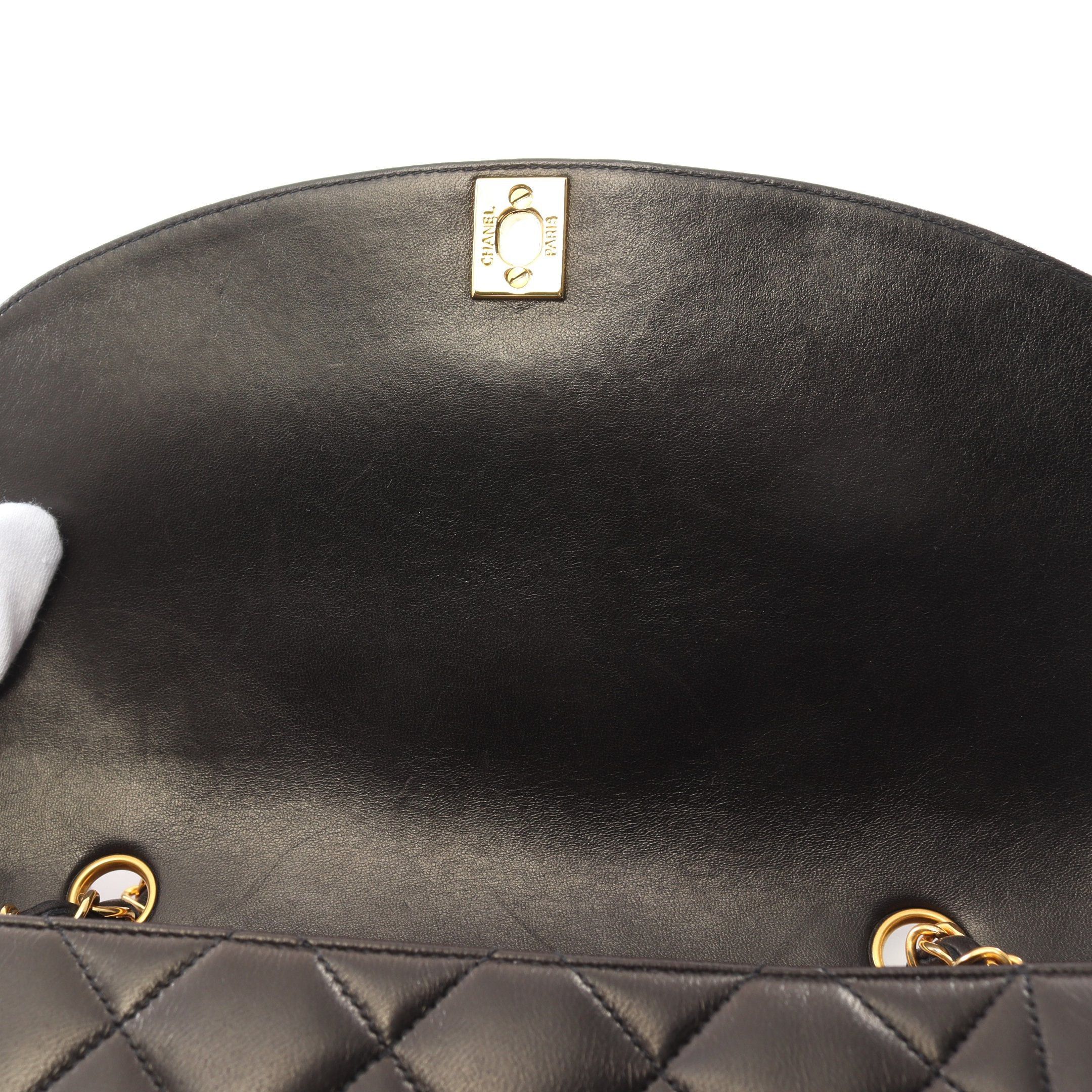 Chanel Chanel Matelasse Diana Flap Chain Shoulder Bag Lambskin Black Gold Hardware Size ONE SIZE - 6 Thumbnail