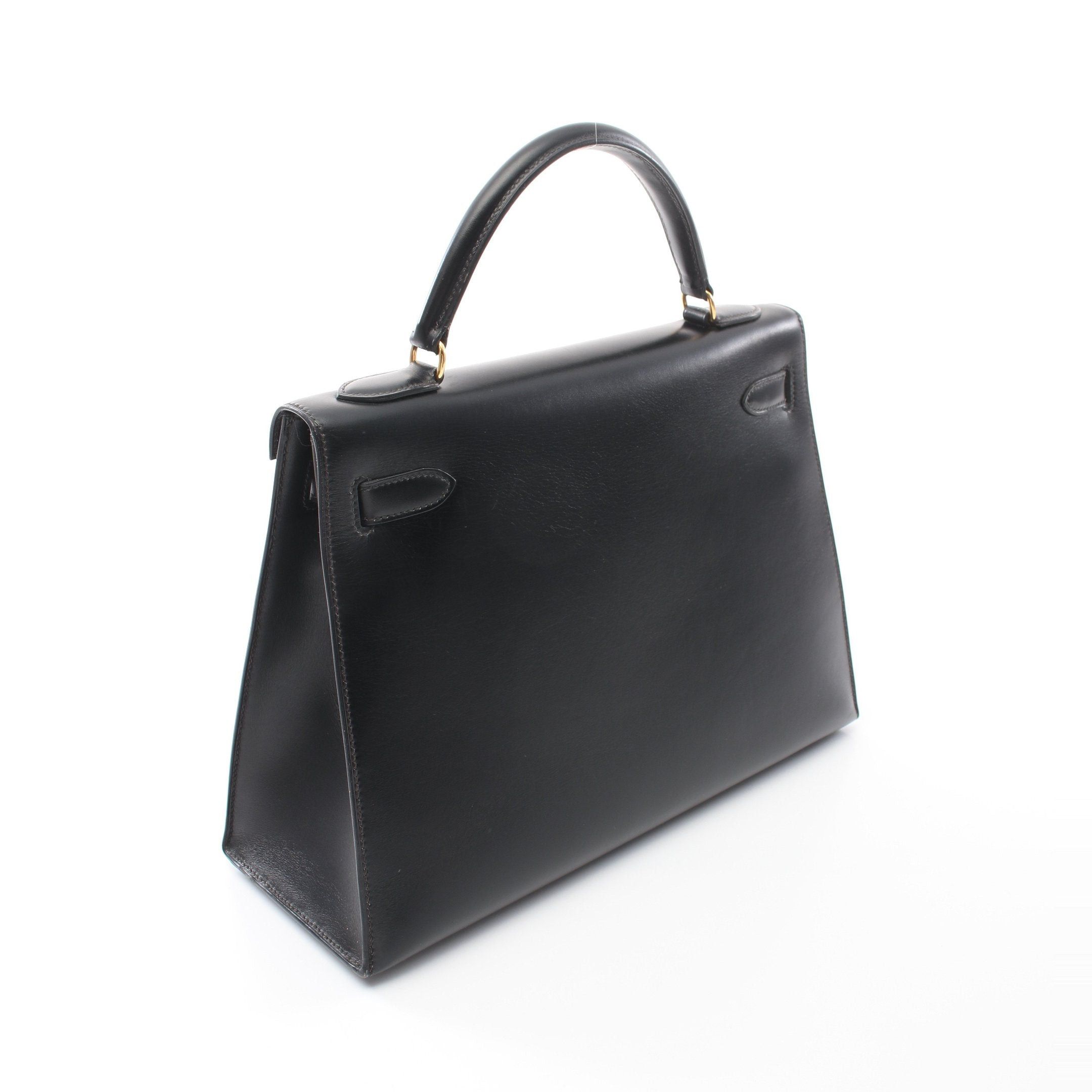 Hermes Hermes Kelly32 Handbag Box Calf Black Gold Hardware ○V Stamp Size ONE SIZE - 2 Thumbnail