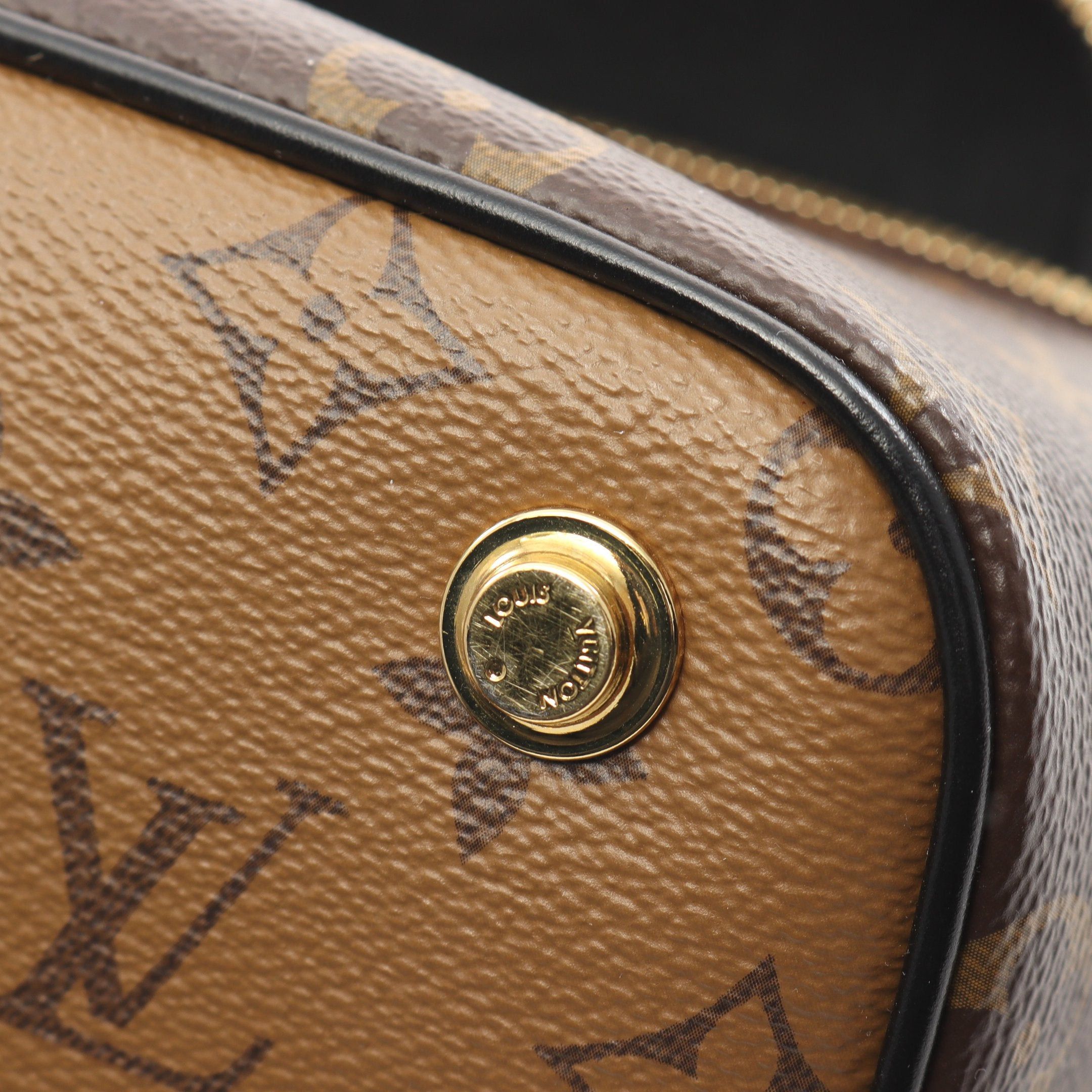 Louis Vuitton Louis Vuitton Vanity Nv Pm Monogram Reverse Handbag Bag Leather Brown Black Size ONE SIZE - 6 Thumbnail