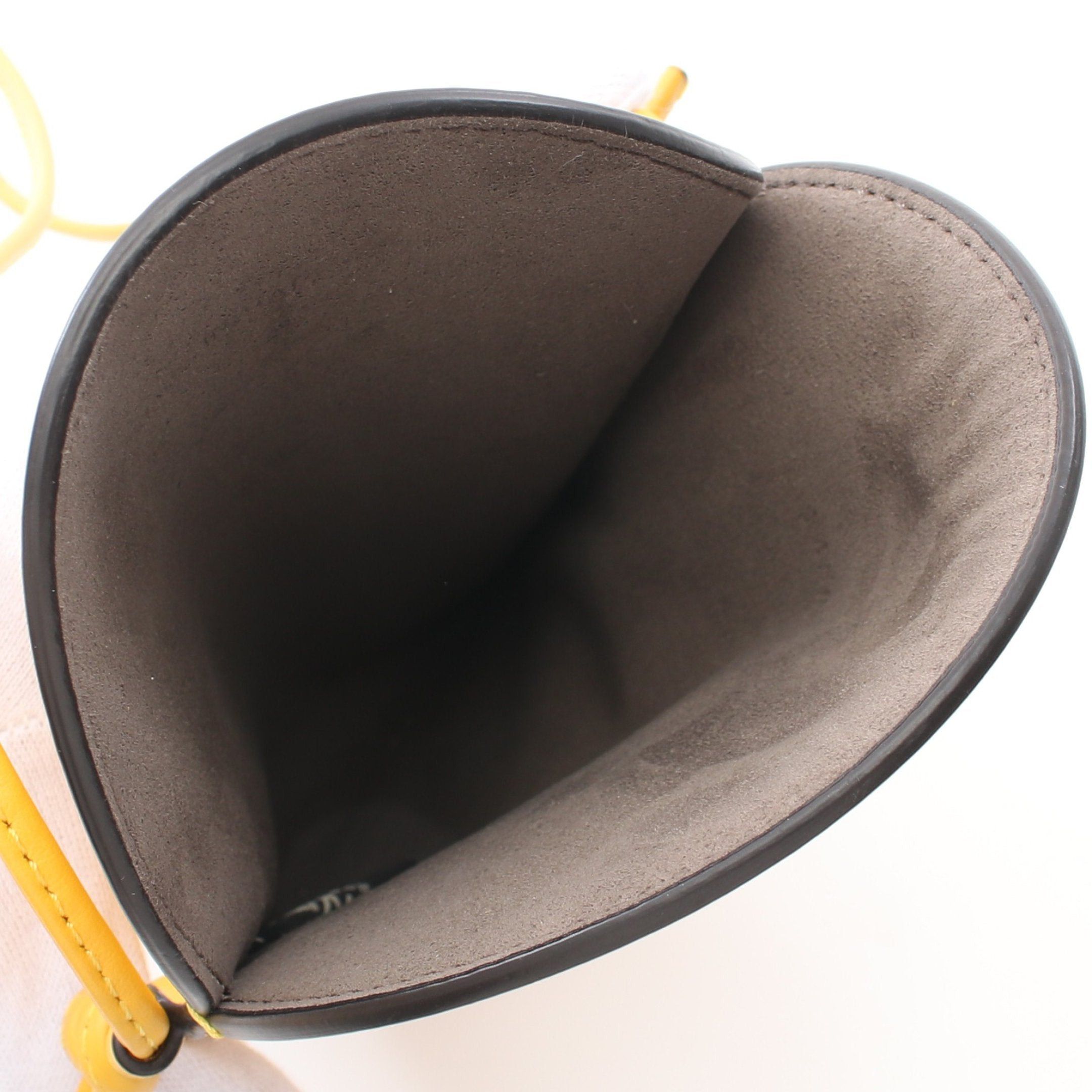 Fendi Fendi Phone Holder Shoulder Bag Leather Yellow Size ONE SIZE - 3 Thumbnail