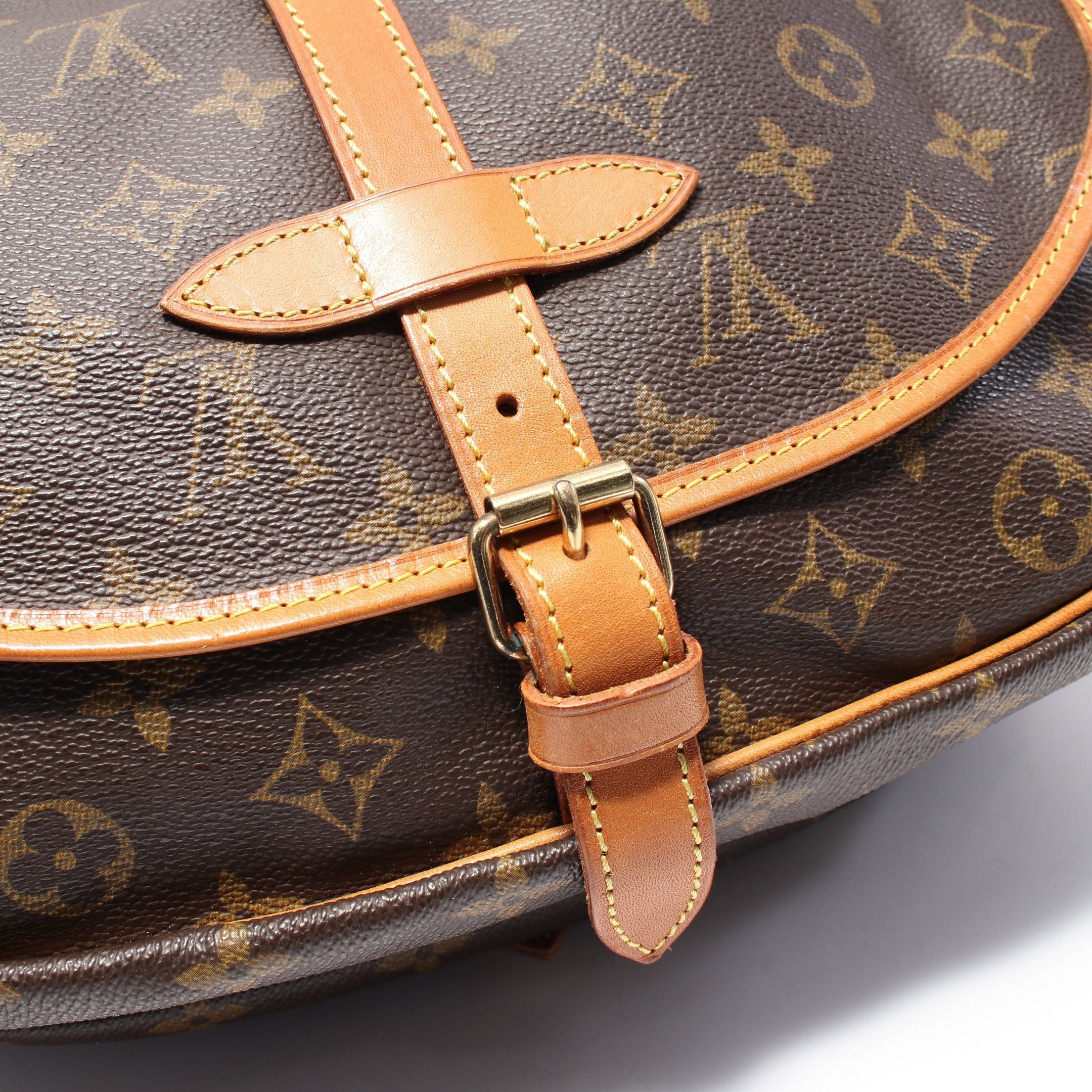 Louis Vuitton Louis Vuitton Saumur 30 Monogram Shoulder Bag Leather Brown Size ONE SIZE - 14 Thumbnail