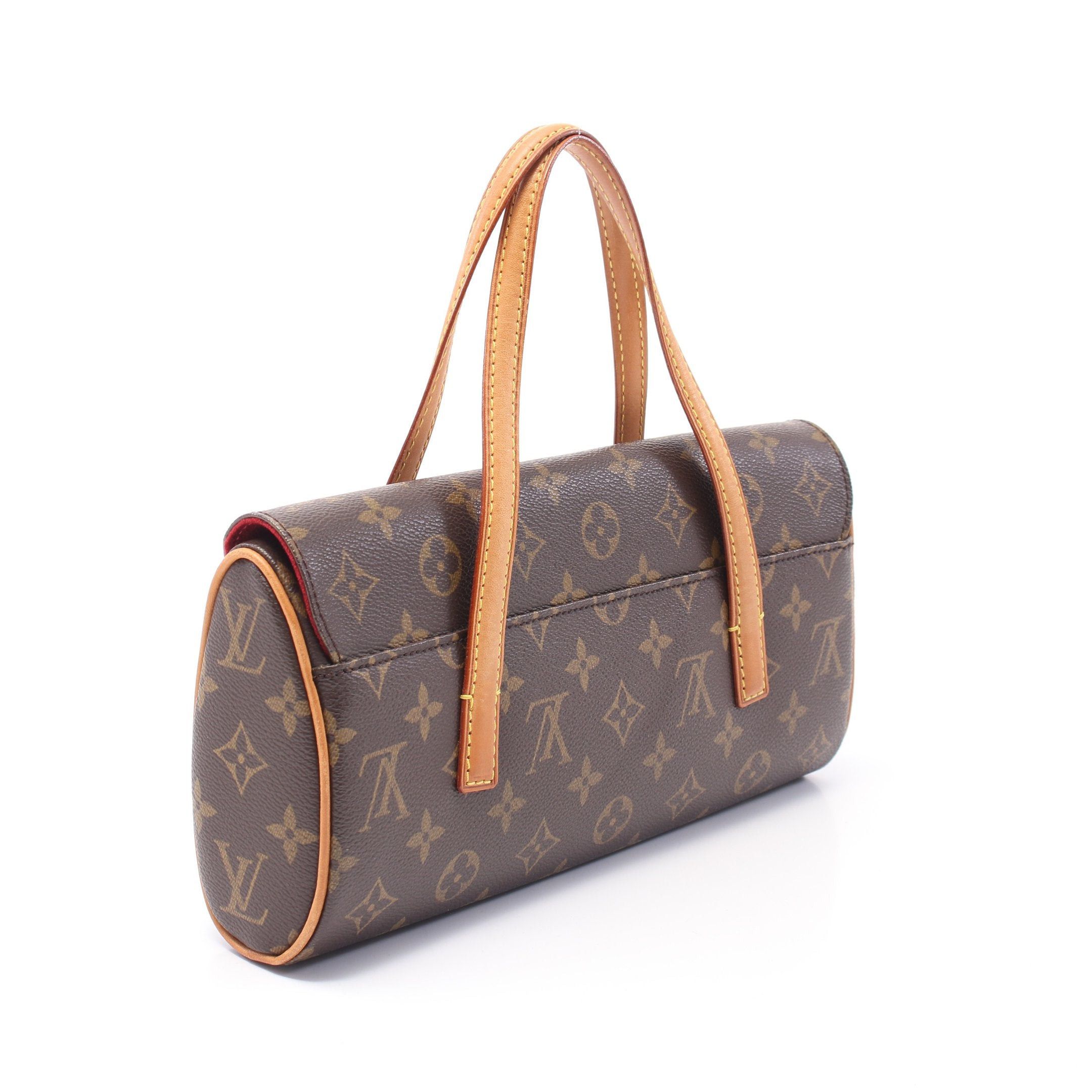Louis Vuitton Louis Vuitton Sonatine Monogram Handbag Leather Brown Size ONE SIZE - 2 Thumbnail