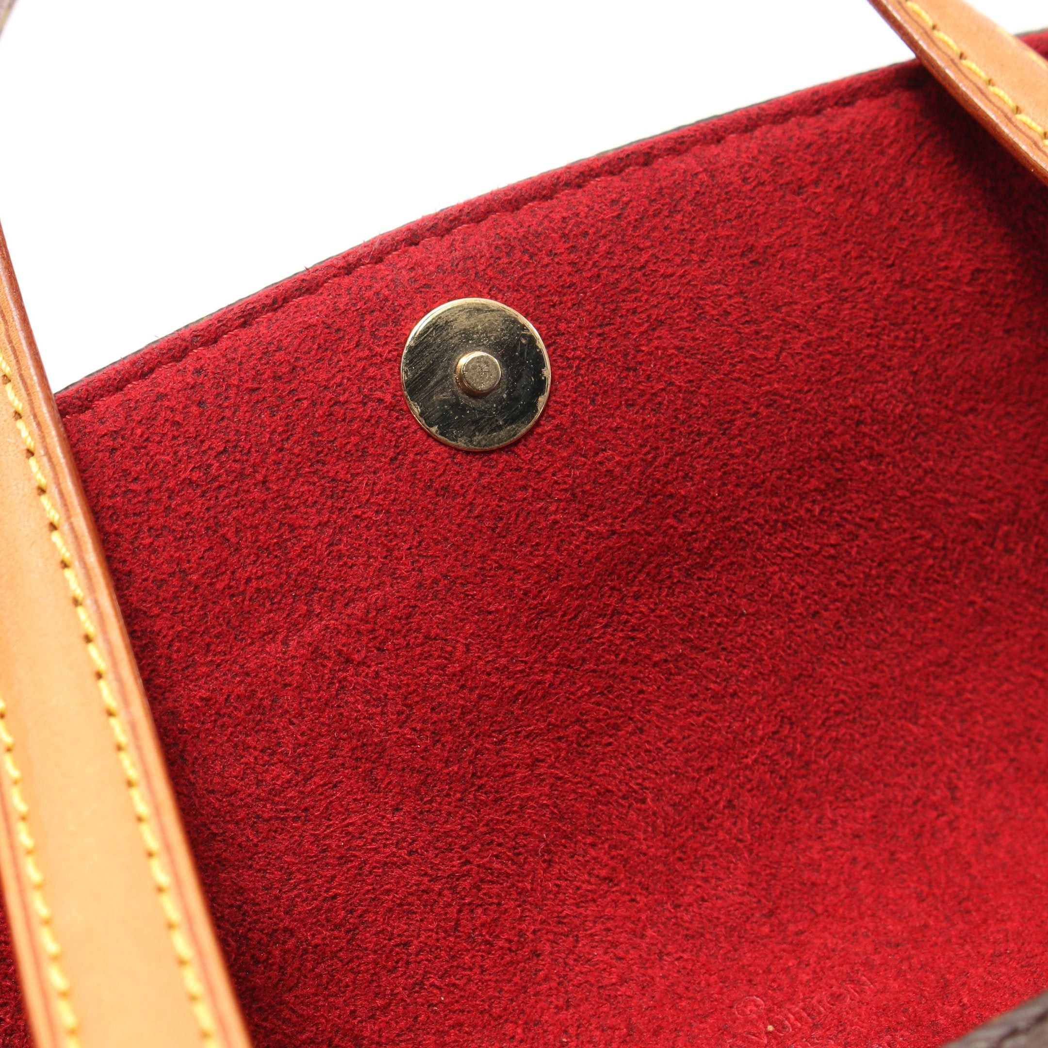 Louis Vuitton Louis Vuitton Sonatine Monogram Handbag Leather Brown Size ONE SIZE - 6 Thumbnail