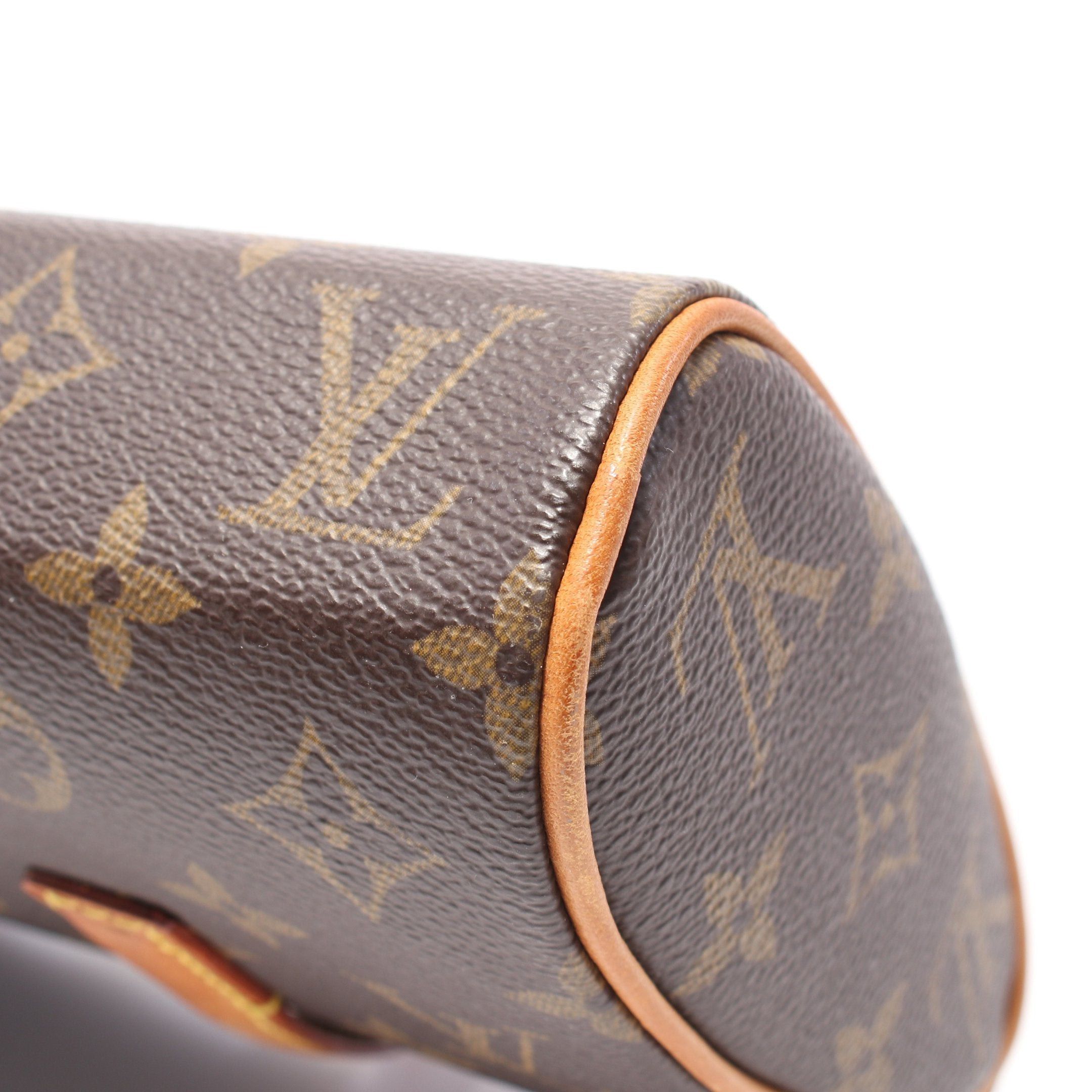 Louis Vuitton Louis Vuitton Sonatine Monogram Handbag Leather Brown Size ONE SIZE - 9 Thumbnail