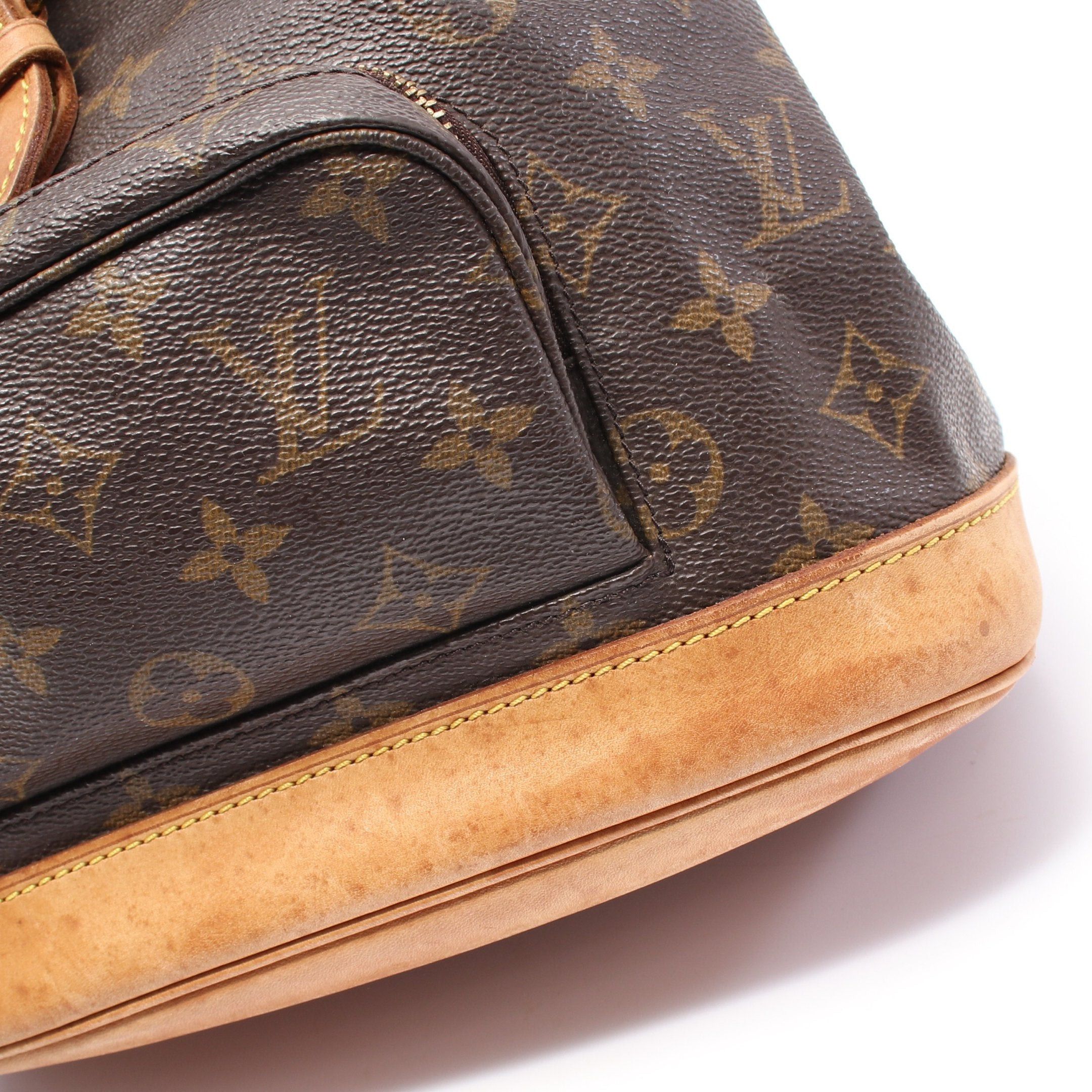 Louis Vuitton Louis Vuitton Montsouris Mm Monogram Backpack Rucksack Leather Brown Size ONE SIZE - 11 Thumbnail