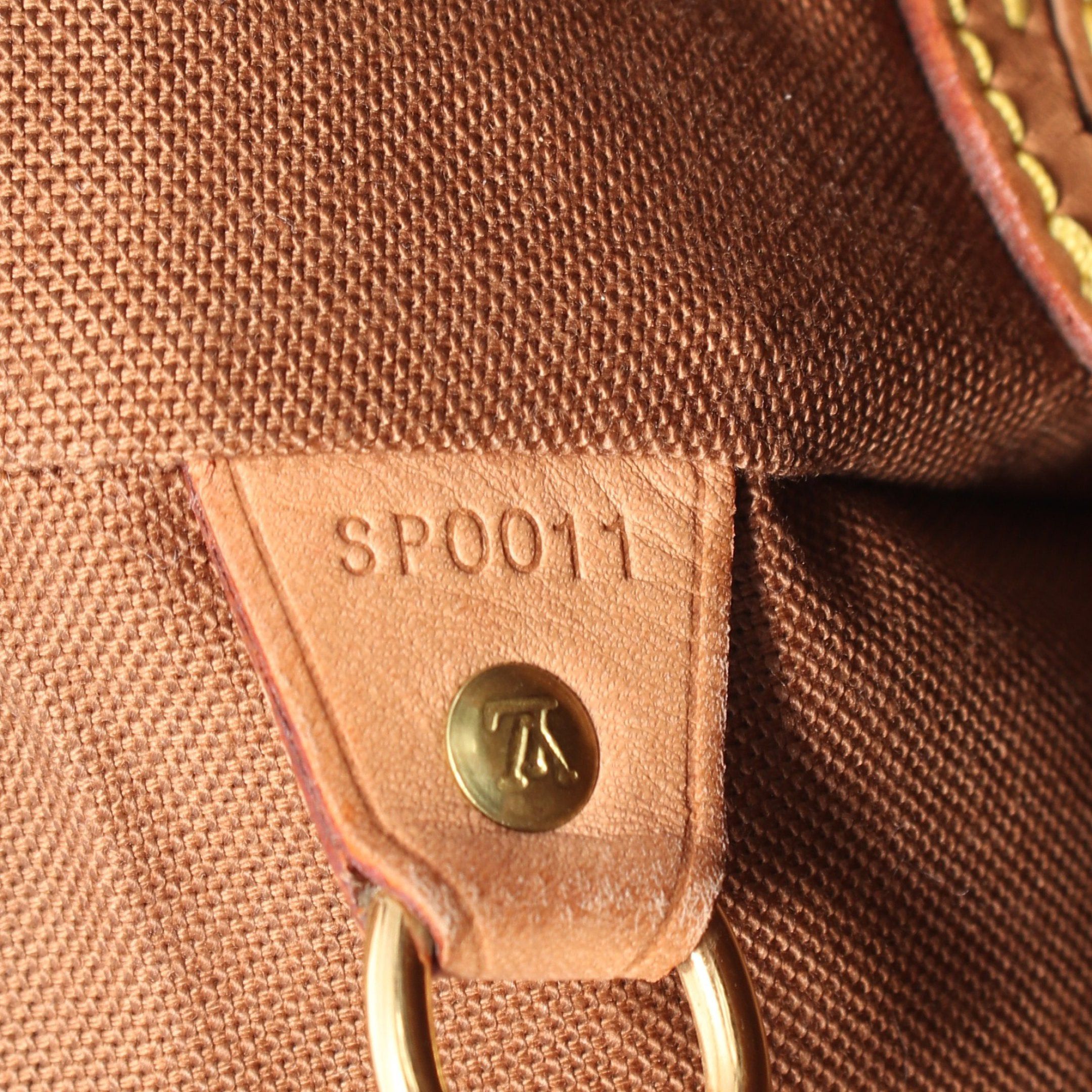 Louis Vuitton Louis Vuitton Montsouris Mm Monogram Backpack Rucksack Leather Brown Size ONE SIZE - 5 Thumbnail