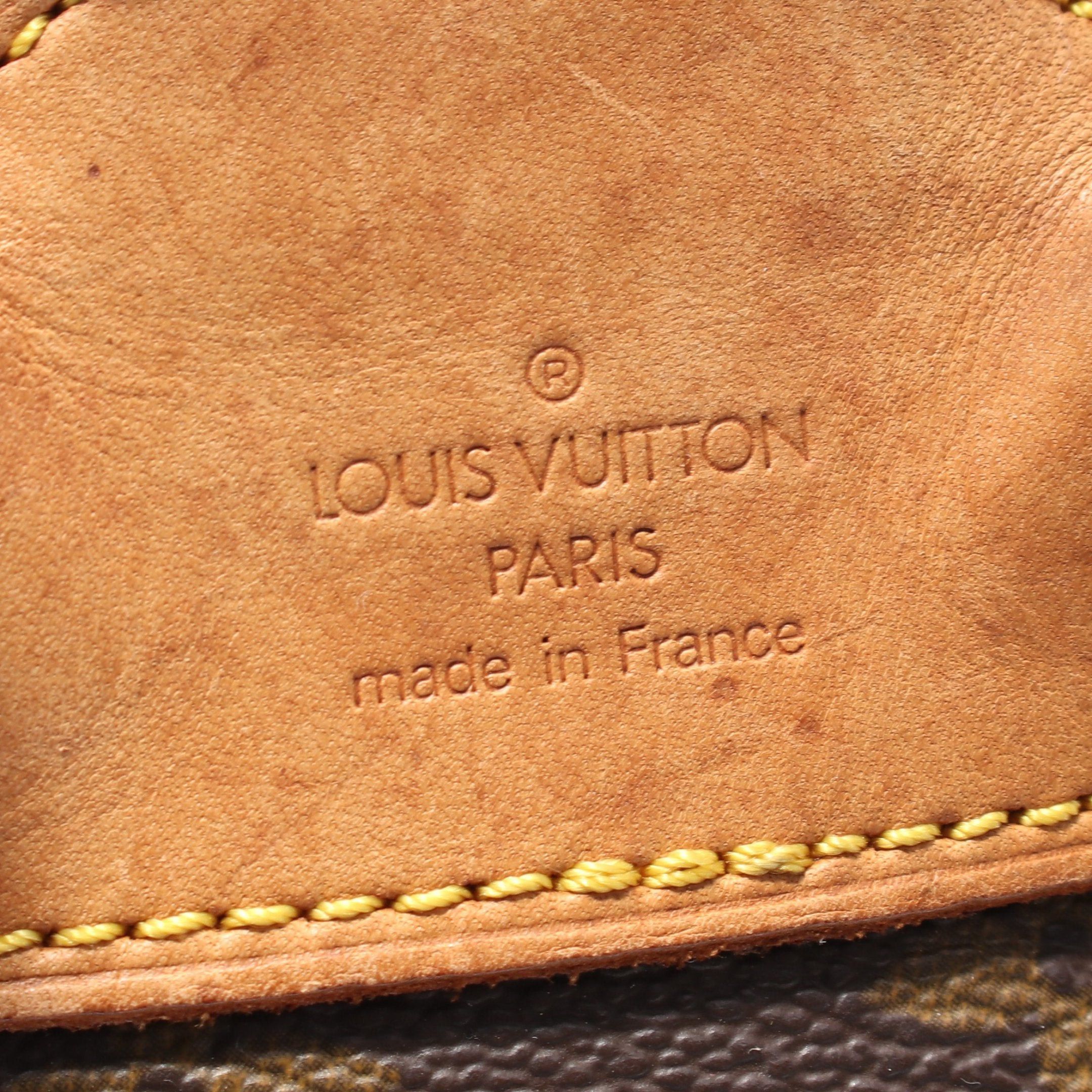Louis Vuitton Louis Vuitton Montsouris Mm Monogram Backpack Rucksack Leather Brown Size ONE SIZE - 4 Thumbnail