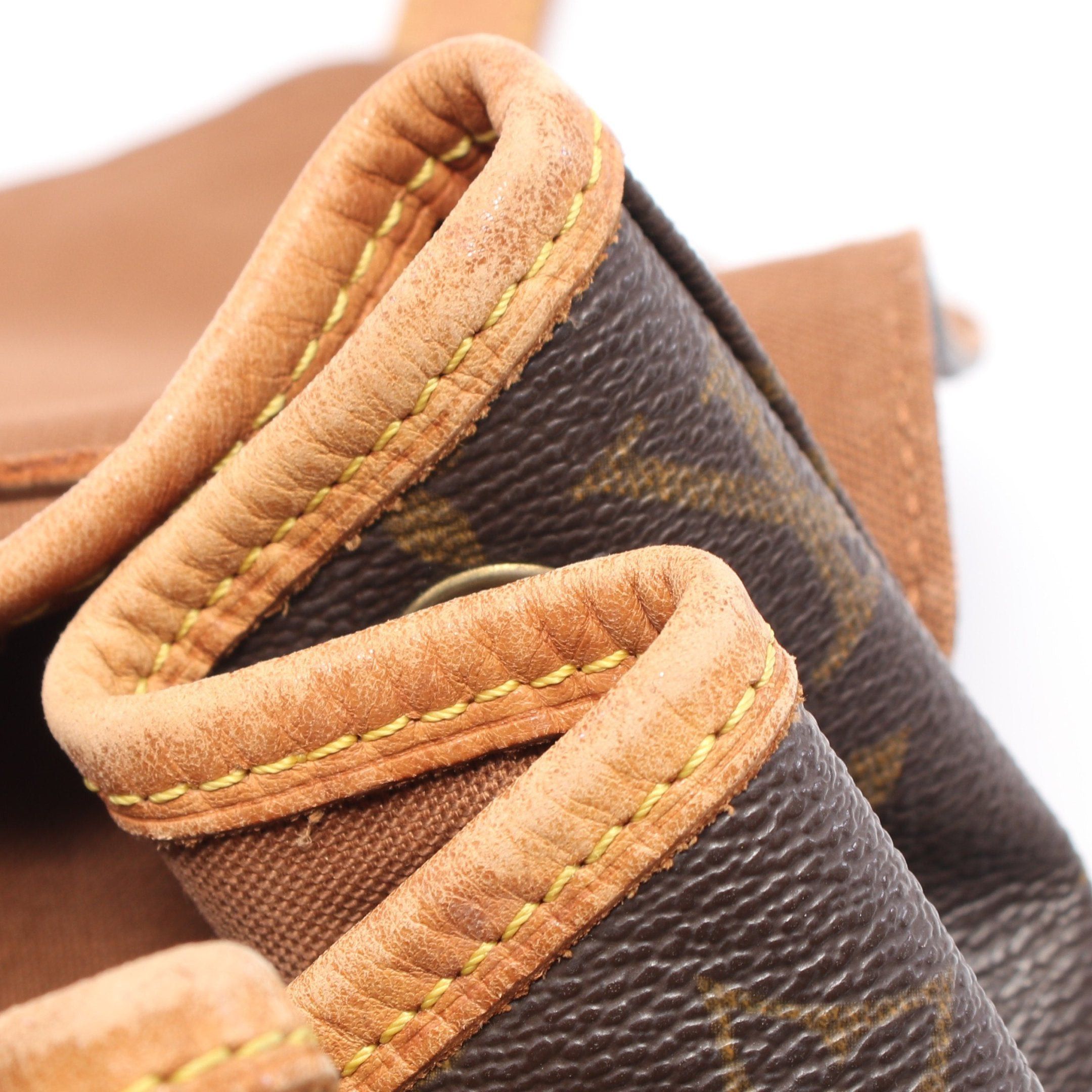 Louis Vuitton Louis Vuitton Montsouris Mm Monogram Backpack Rucksack Leather Brown Size ONE SIZE - 7 Thumbnail