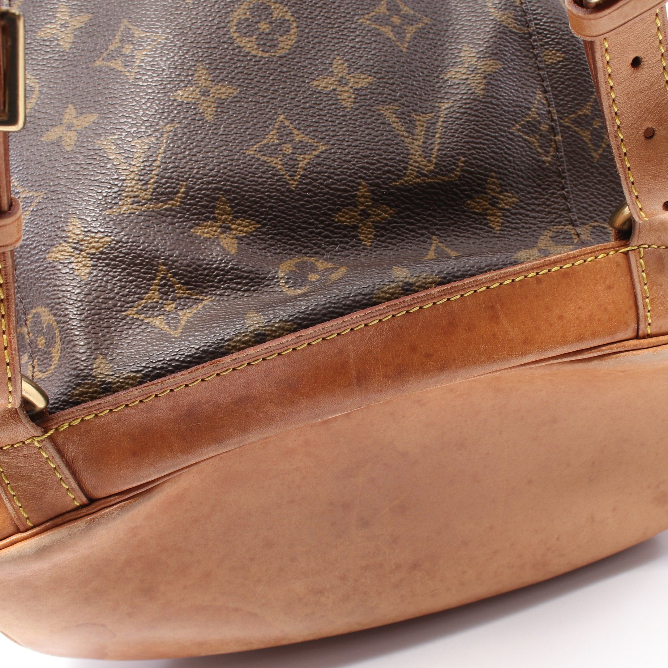 Louis Vuitton Louis Vuitton Montsouris Mm Monogram Backpack Rucksack Leather Brown Size ONE SIZE - 10 Thumbnail