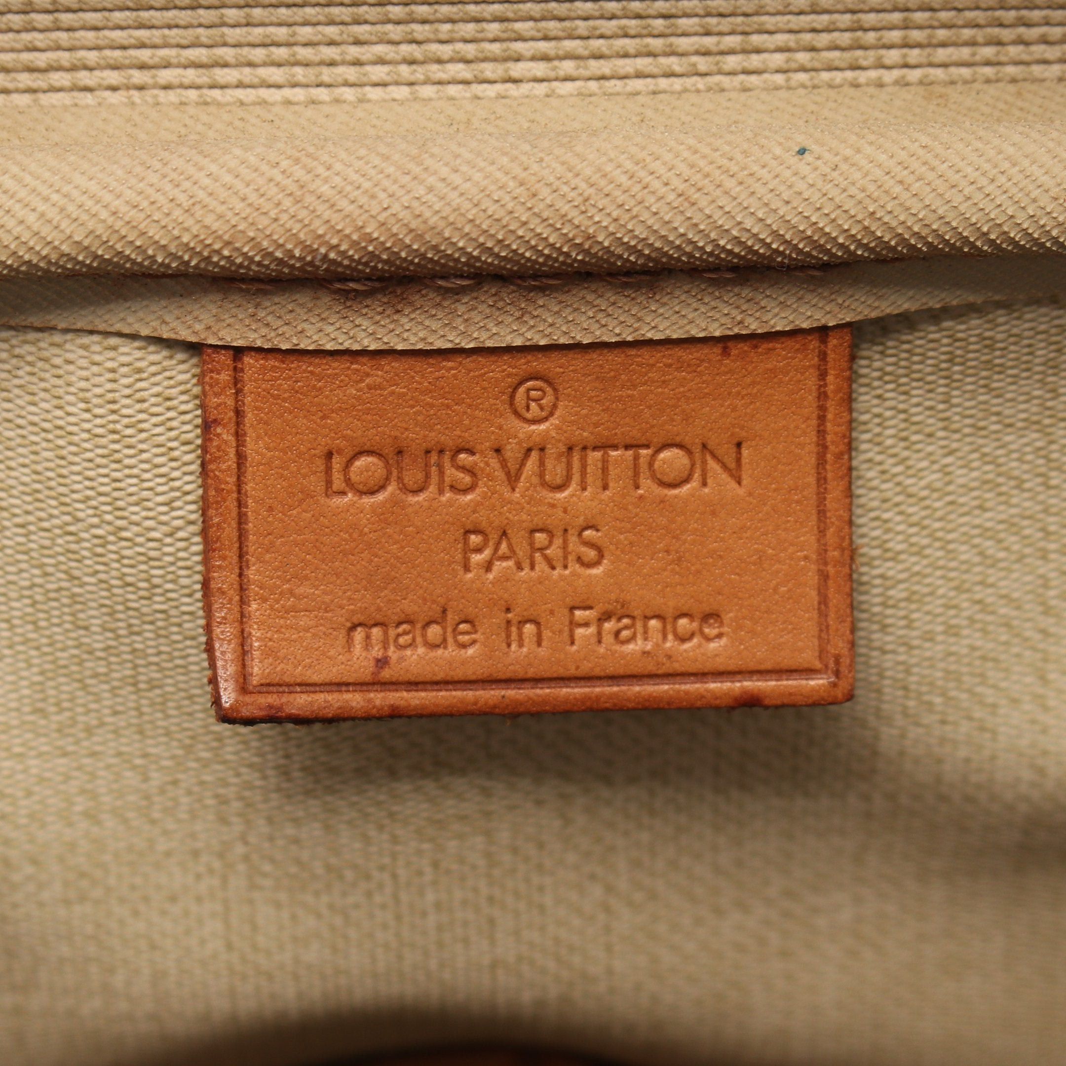 Louis Vuitton Louis Vuitton Deauville Bowling Vanity Monogram Handbag Leather Brown Size ONE SIZE - 4 Thumbnail