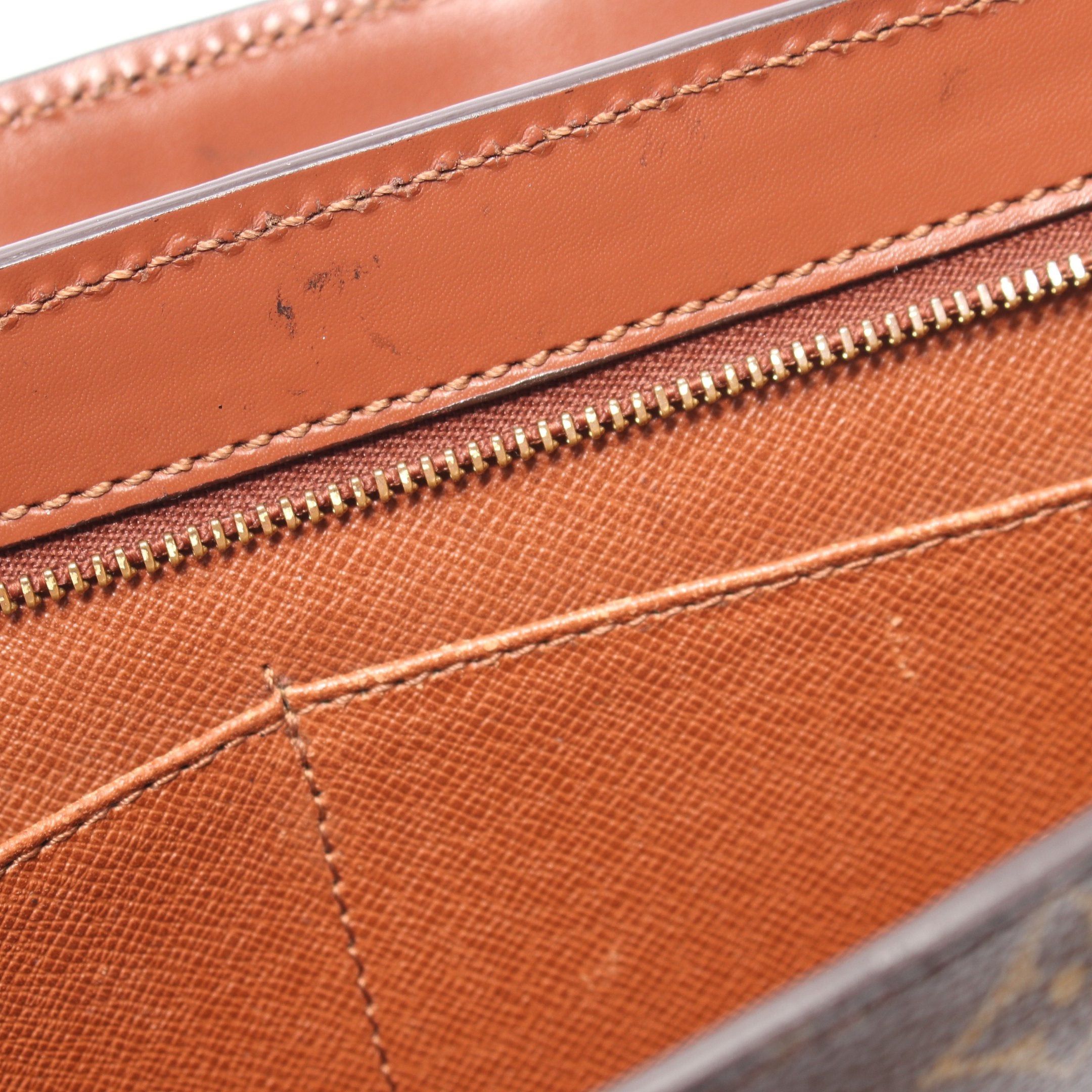 Louis Vuitton Louis Vuitton Enghien Monogram Shoulder Bag Leather Brown Size ONE SIZE - 7 Thumbnail