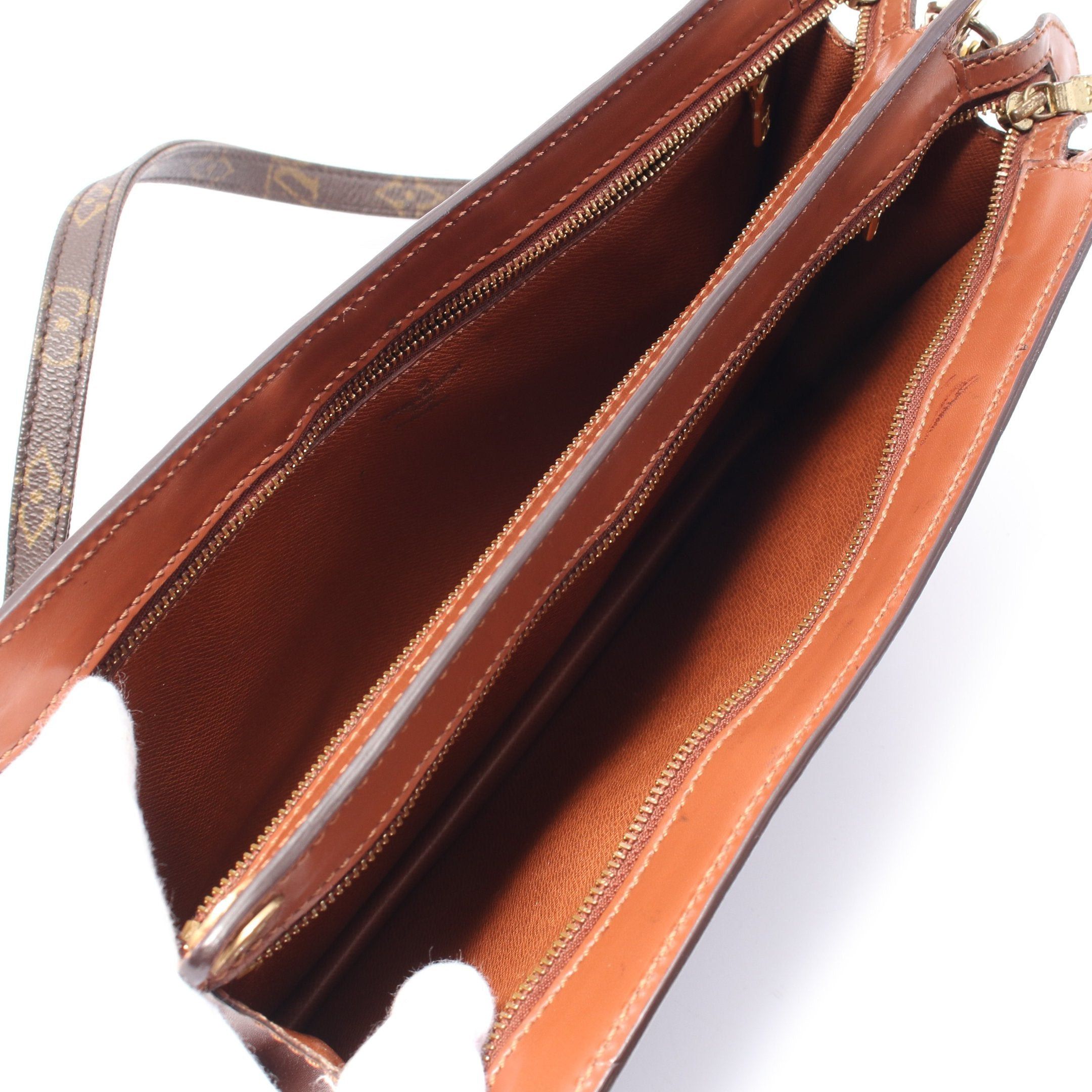Louis Vuitton Louis Vuitton Enghien Monogram Shoulder Bag Leather Brown Size ONE SIZE - 3 Thumbnail