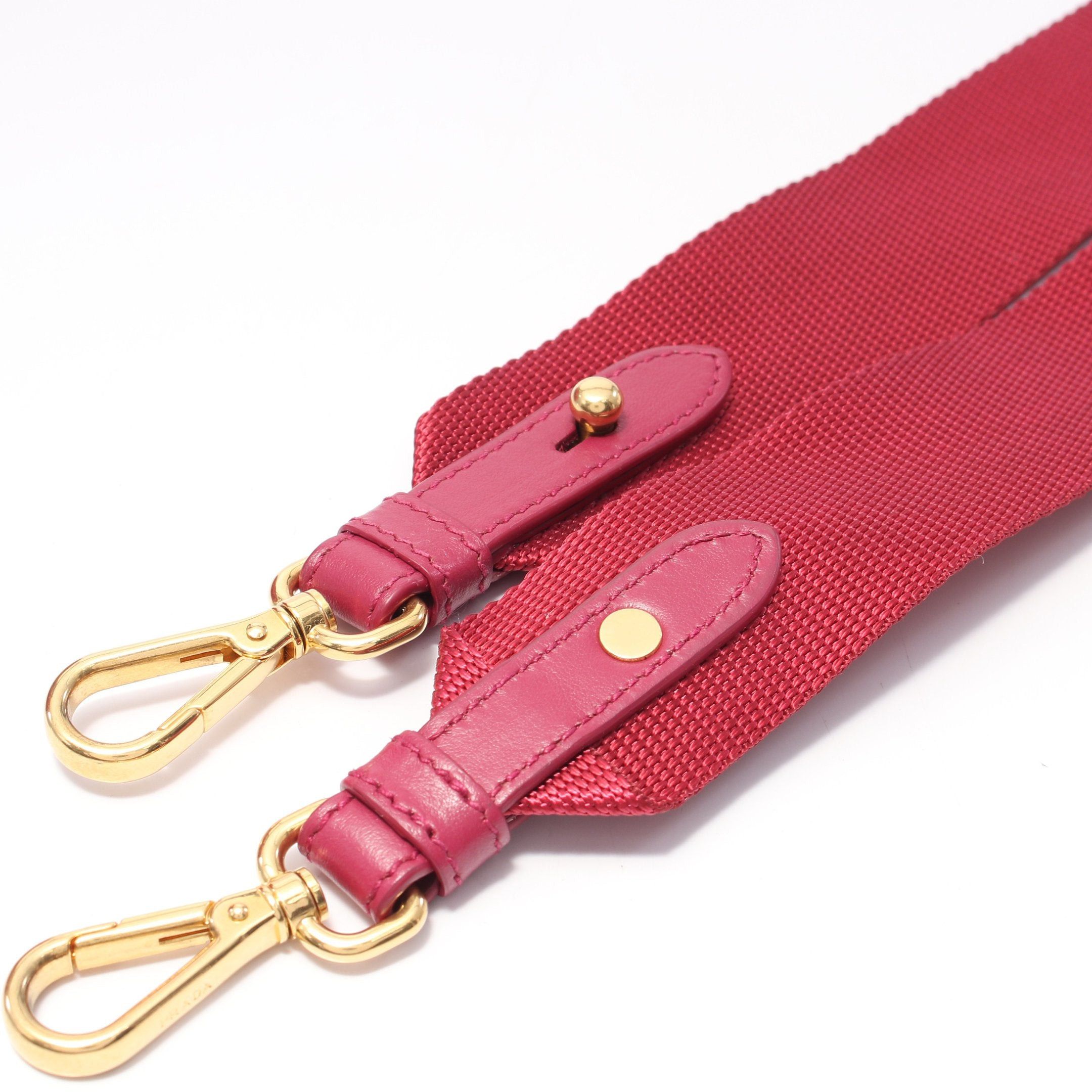 Prada Prada Tessuto Soft Ca Handbag Nylon Leather Pink Purple Size ONE SIZE - 8 Thumbnail