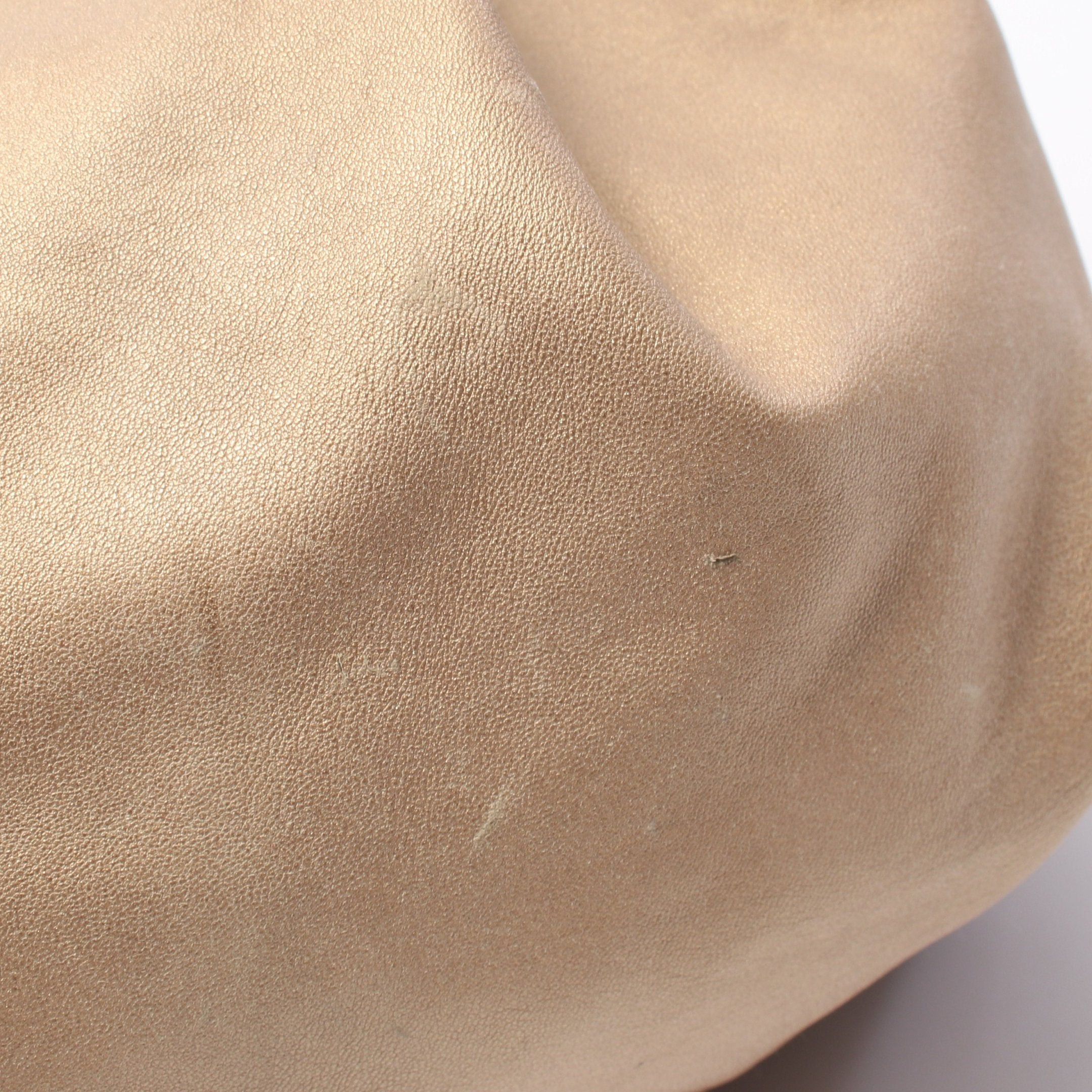 Loewe Loewe Nappa Aire Handbag Leather Gold Size ONE SIZE - 9 Thumbnail