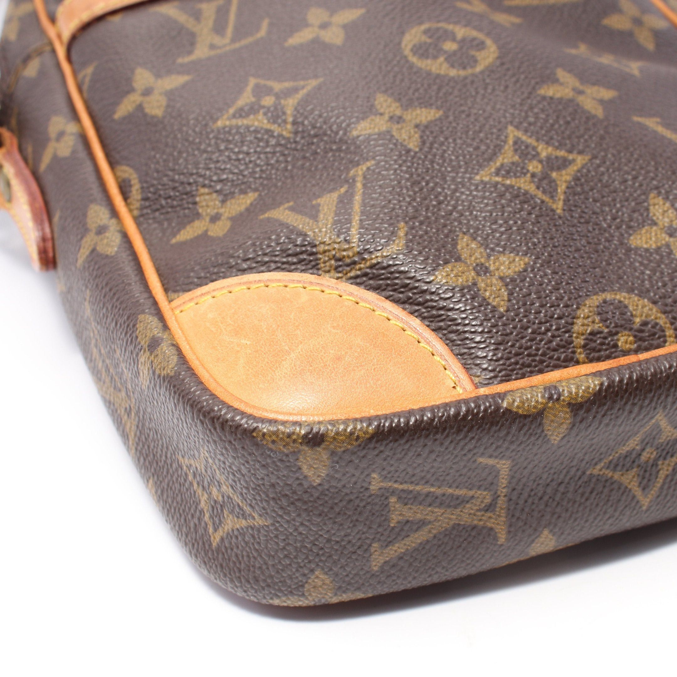 Louis Vuitton Louis Vuitton Danube Monogram Shoulder Bag Leather Brown Size ONE SIZE - 12 Thumbnail