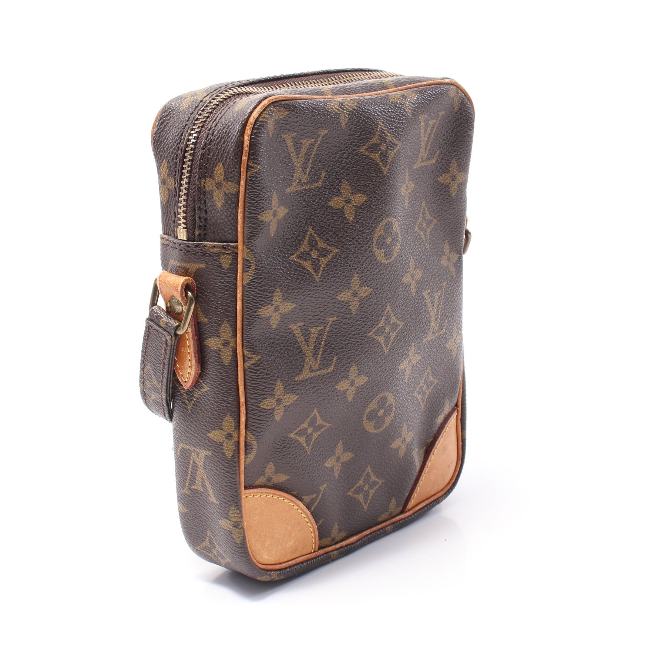 Louis Vuitton Louis Vuitton Danube Monogram Shoulder Bag Leather Brown Size ONE SIZE - 2 Thumbnail