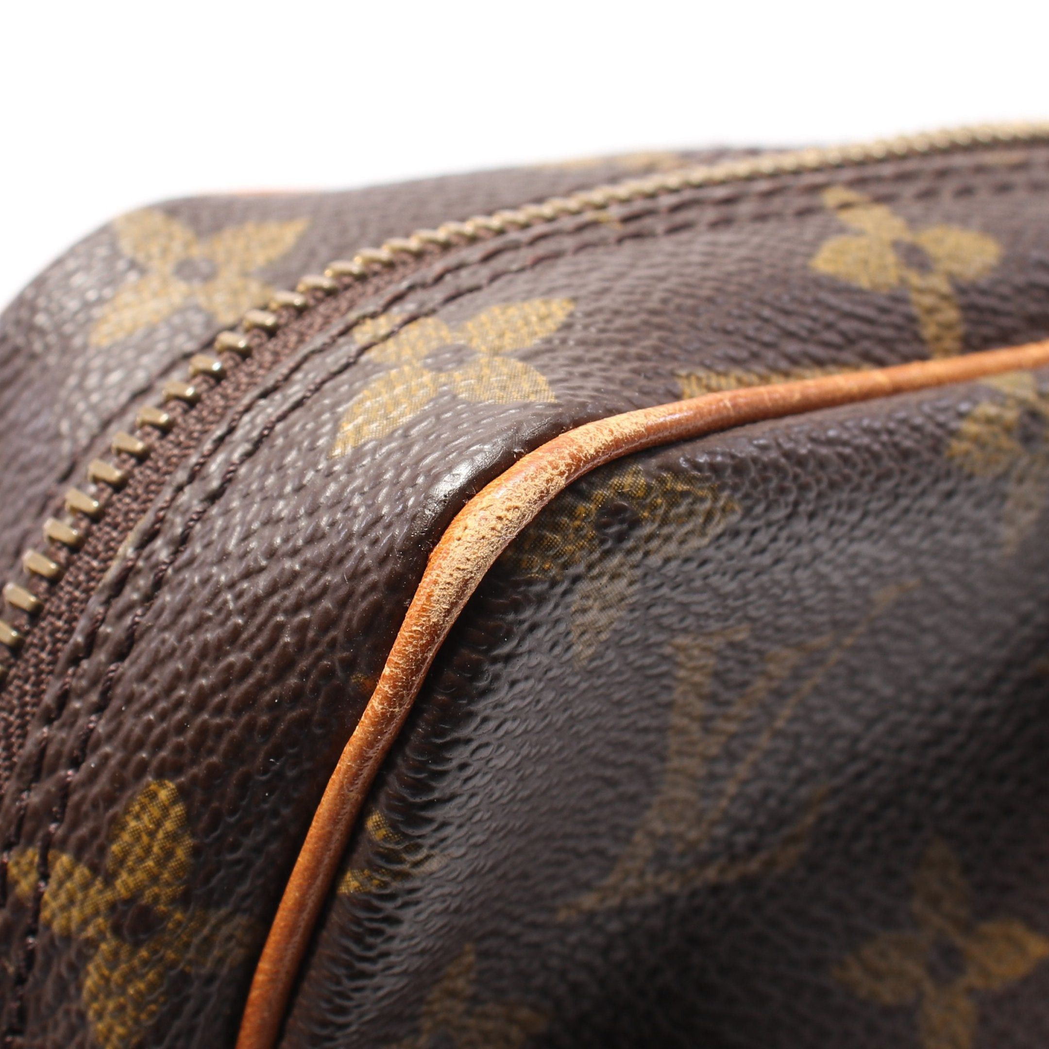 Louis Vuitton Louis Vuitton Danube Monogram Shoulder Bag Leather Brown Size ONE SIZE - 9 Thumbnail