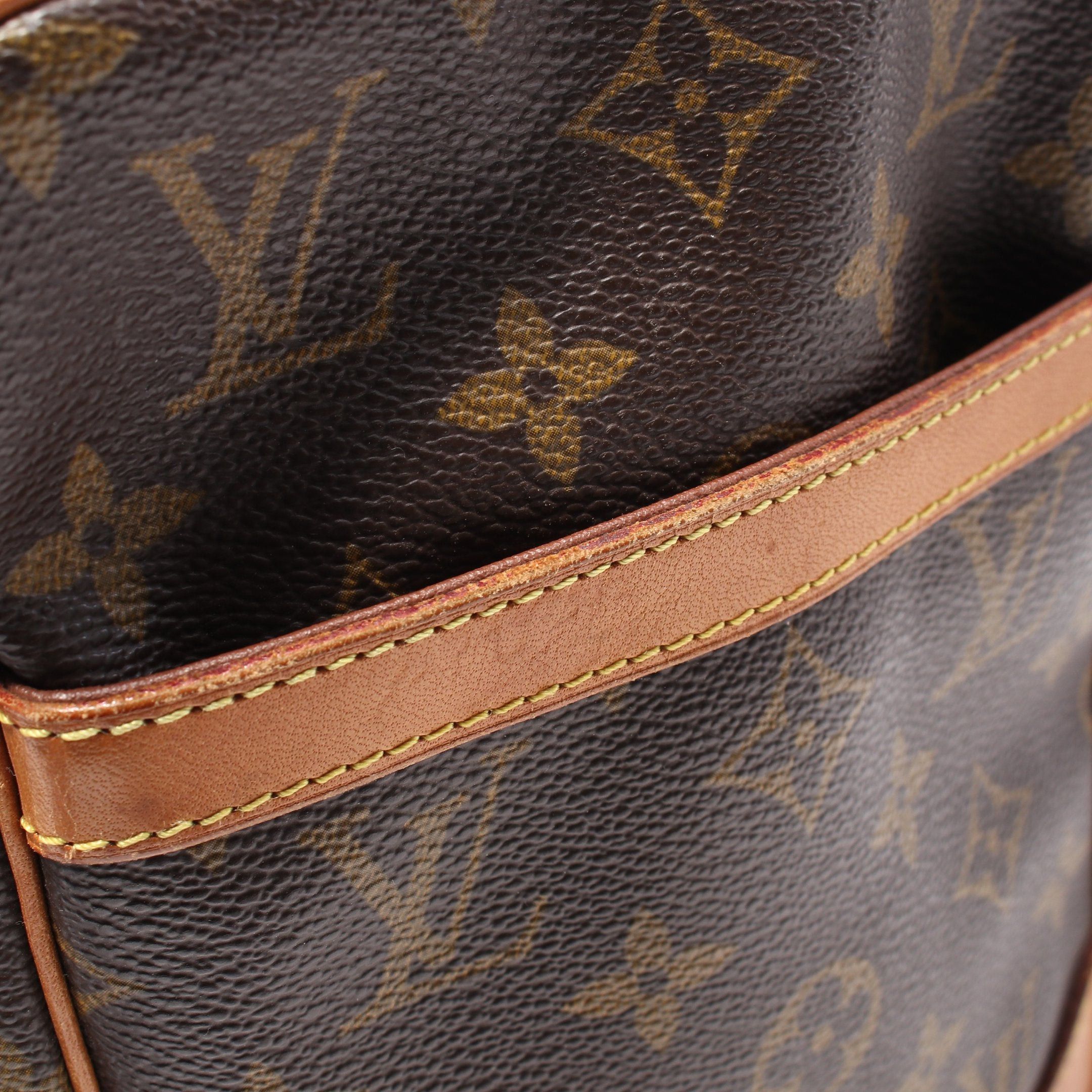 Louis Vuitton Louis Vuitton Danube Monogram Shoulder Bag Leather Brown Size ONE SIZE - 10 Thumbnail
