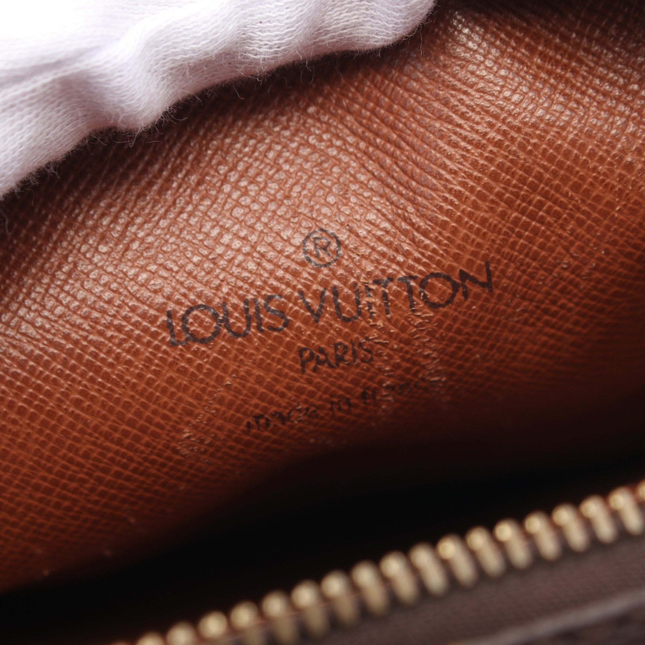 Louis Vuitton Louis Vuitton Danube Monogram Shoulder Bag Leather Brown Size ONE SIZE - 4 Thumbnail