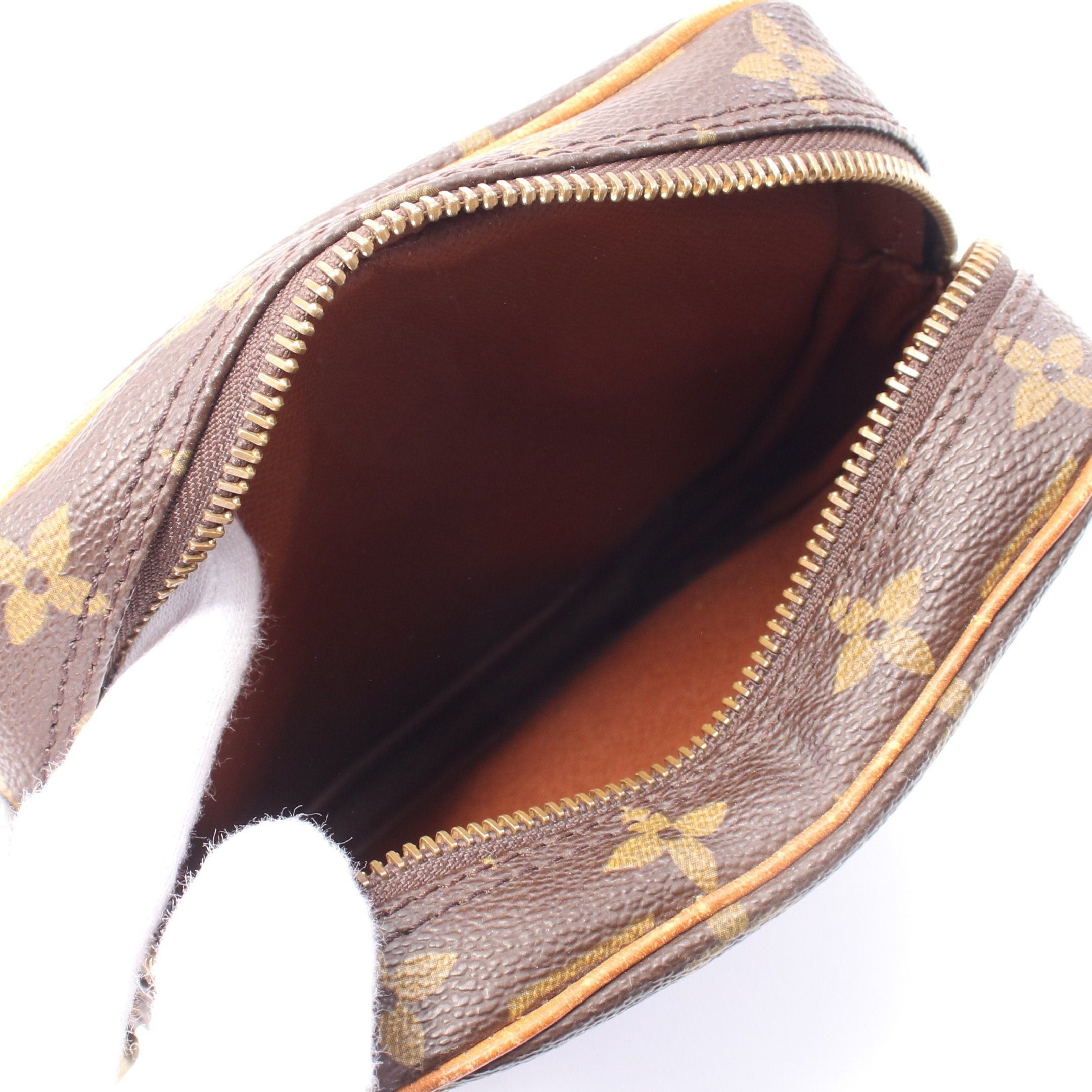 Louis Vuitton Louis Vuitton Danube Monogram Shoulder Bag Leather Brown Size ONE SIZE - 3 Thumbnail
