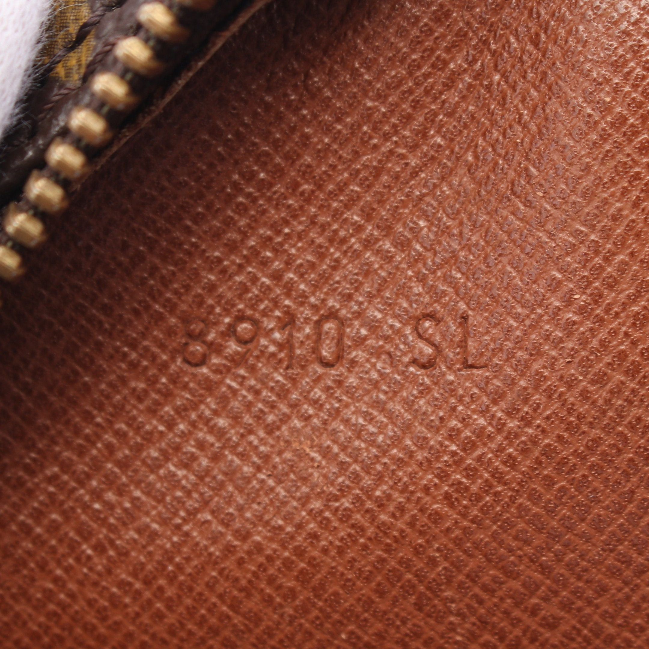 Louis Vuitton Louis Vuitton Danube Monogram Shoulder Bag Leather Brown Size ONE SIZE - 5 Thumbnail