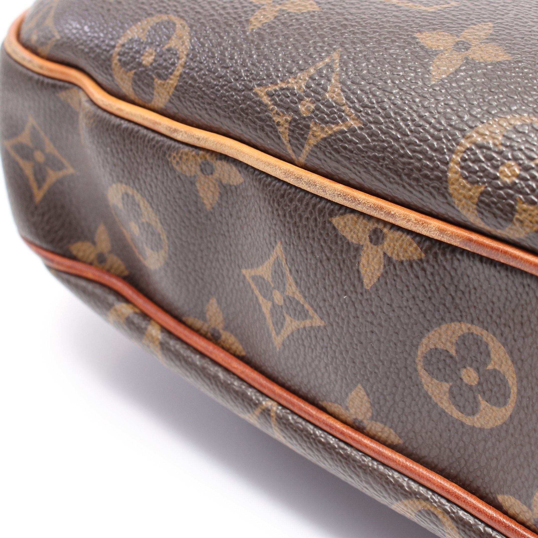 Louis Vuitton Louis Vuitton Odeon Mm Monogram Shoulder Bag Leather Brown Size ONE SIZE - 13 Thumbnail
