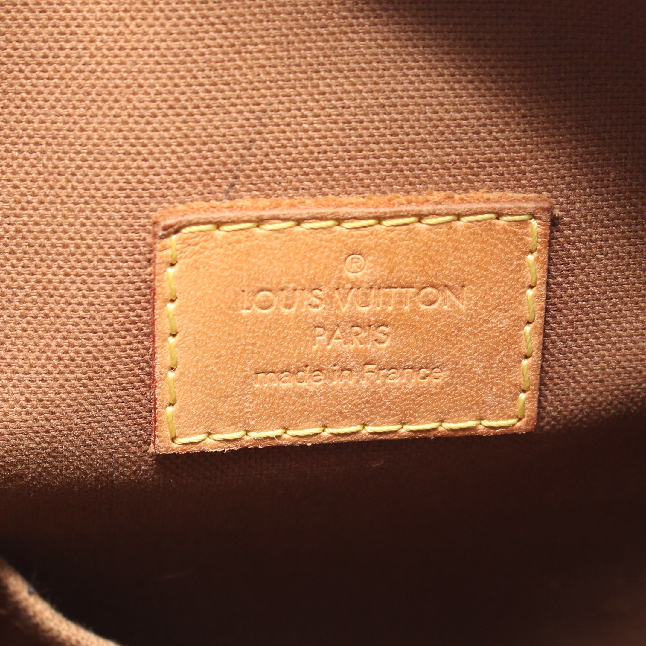 Louis Vuitton Louis Vuitton Odeon Mm Monogram Shoulder Bag Leather Brown Size ONE SIZE - 4 Thumbnail