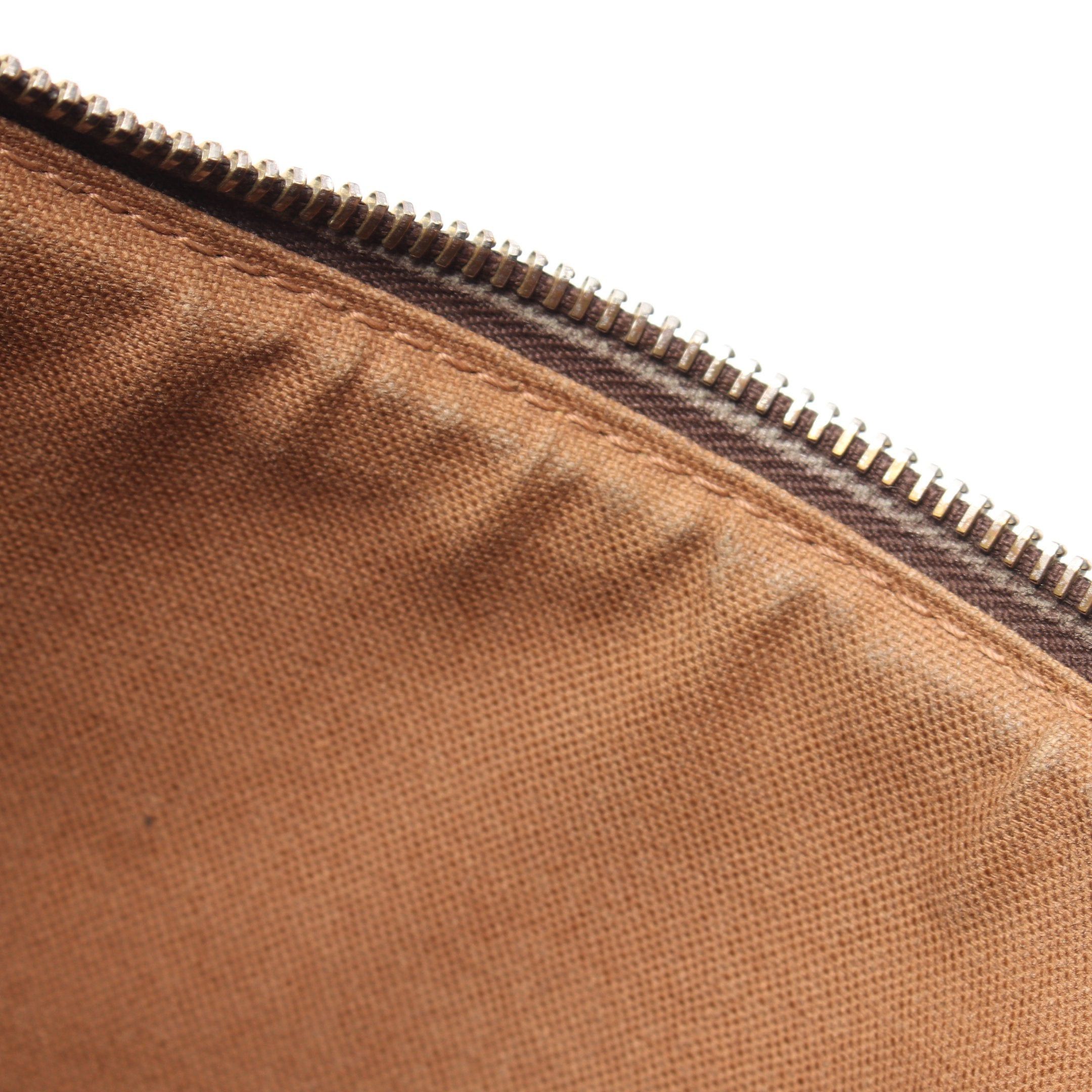 Louis Vuitton Louis Vuitton Odeon Mm Monogram Shoulder Bag Leather Brown Size ONE SIZE - 6 Thumbnail