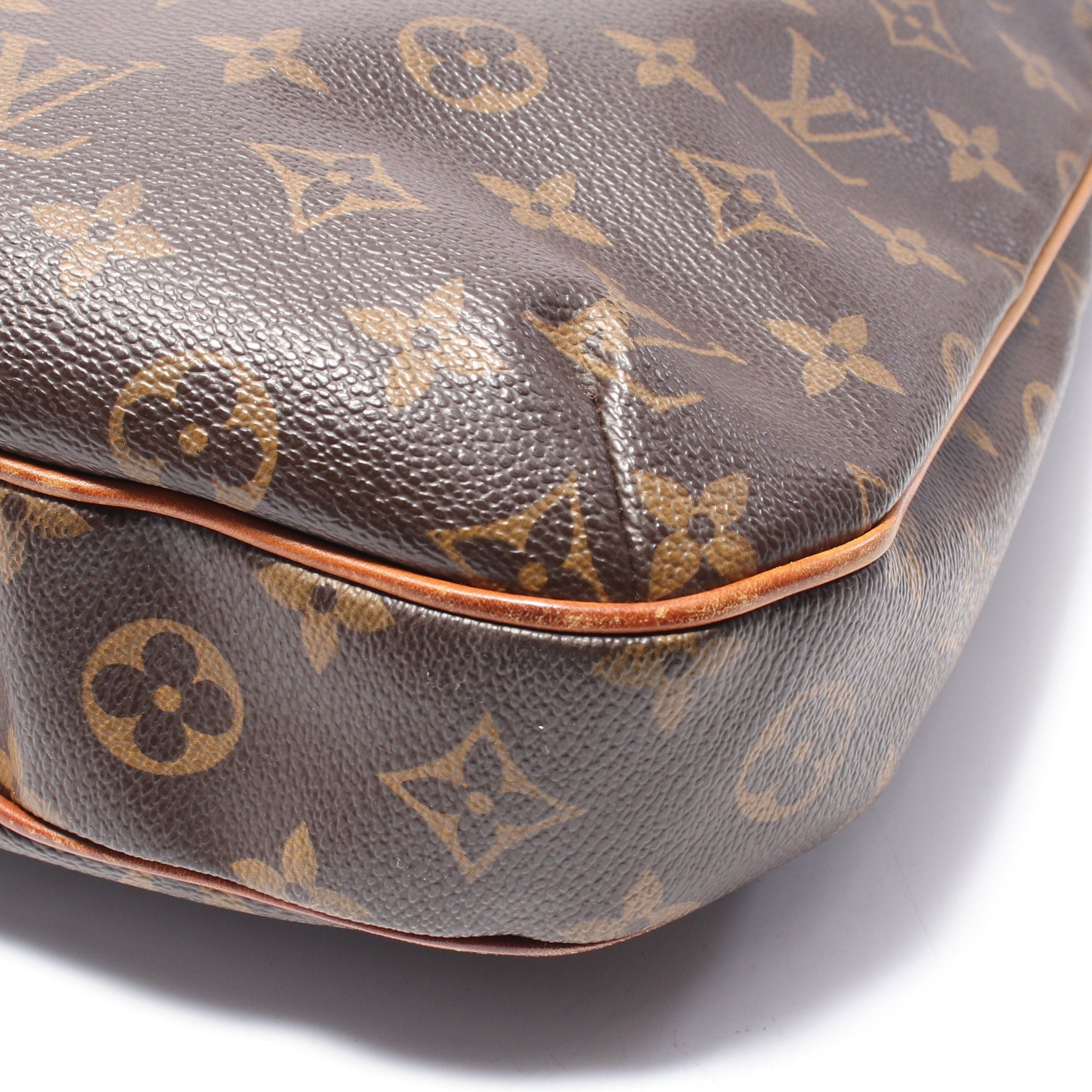 Louis Vuitton Louis Vuitton Odeon Mm Monogram Shoulder Bag Leather Brown Size ONE SIZE - 12 Thumbnail