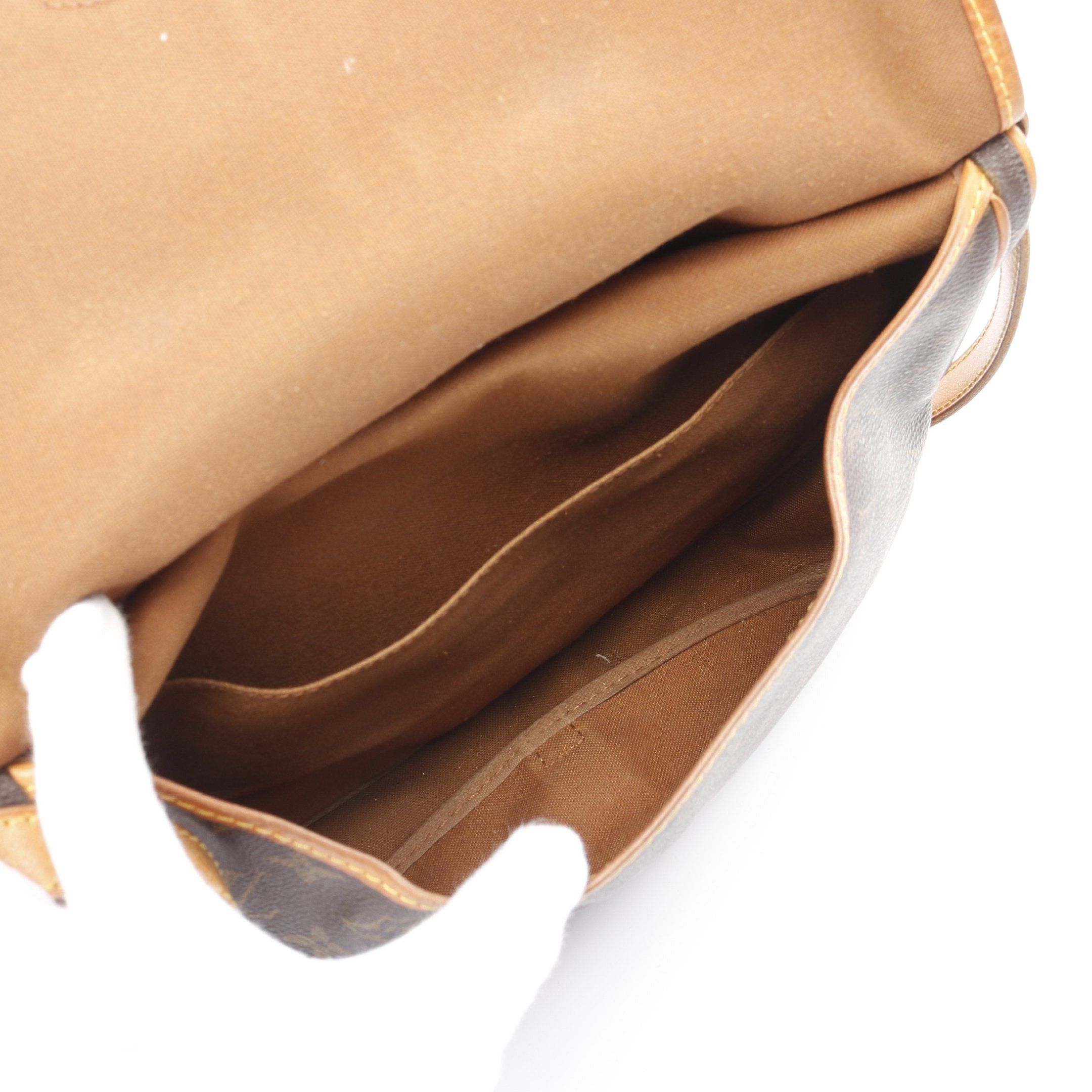 Louis Vuitton Louis Vuitton Saumur 30 Monogram Shoulder Bag Leather Brown Size ONE SIZE - 3 Thumbnail