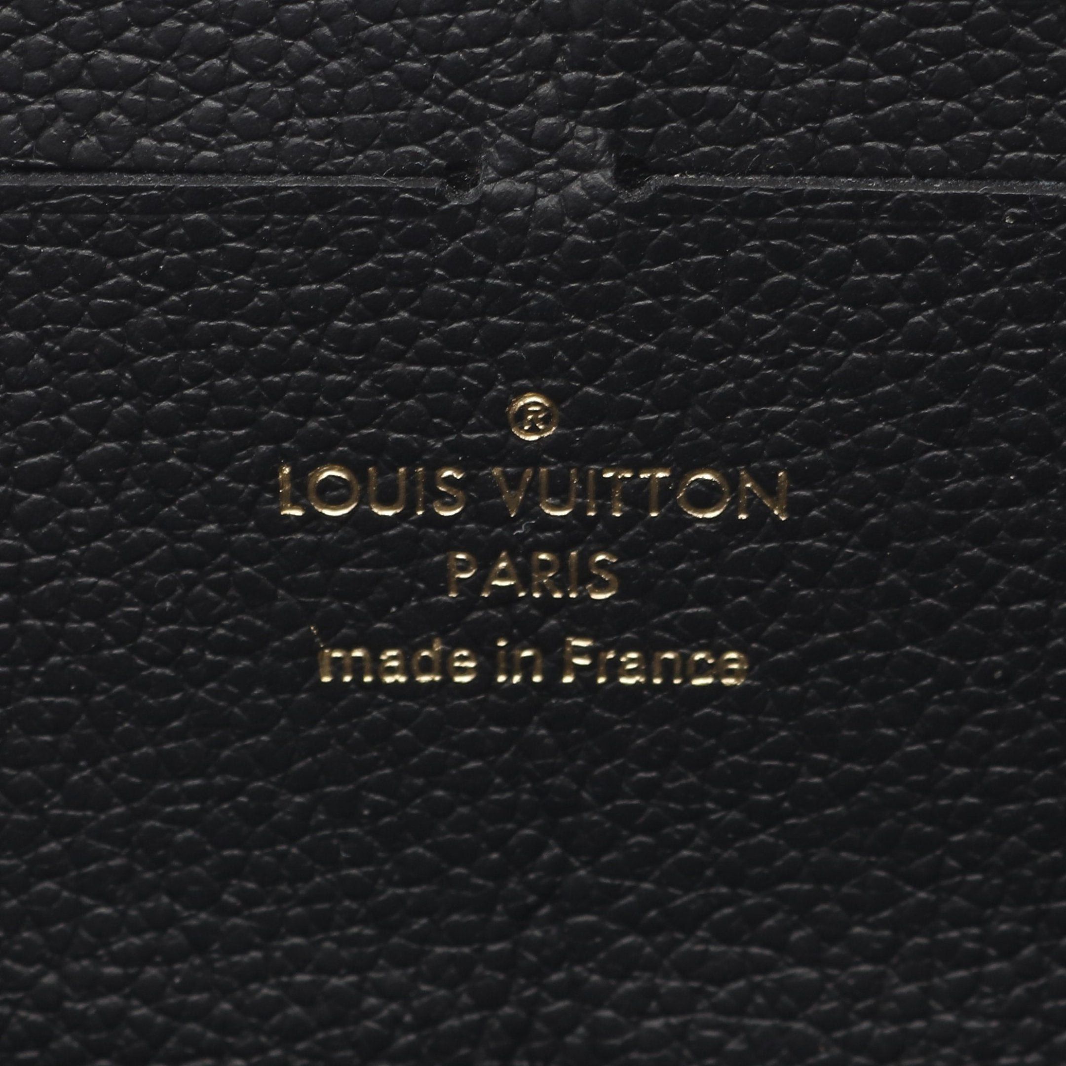 Louis Vuitton Louis Vuitton Portefeuil Clemence Monogram Empreinte Noir Round Zipper Long Wallet Leather Black Size ONE SIZE - 4 Thumbnail
