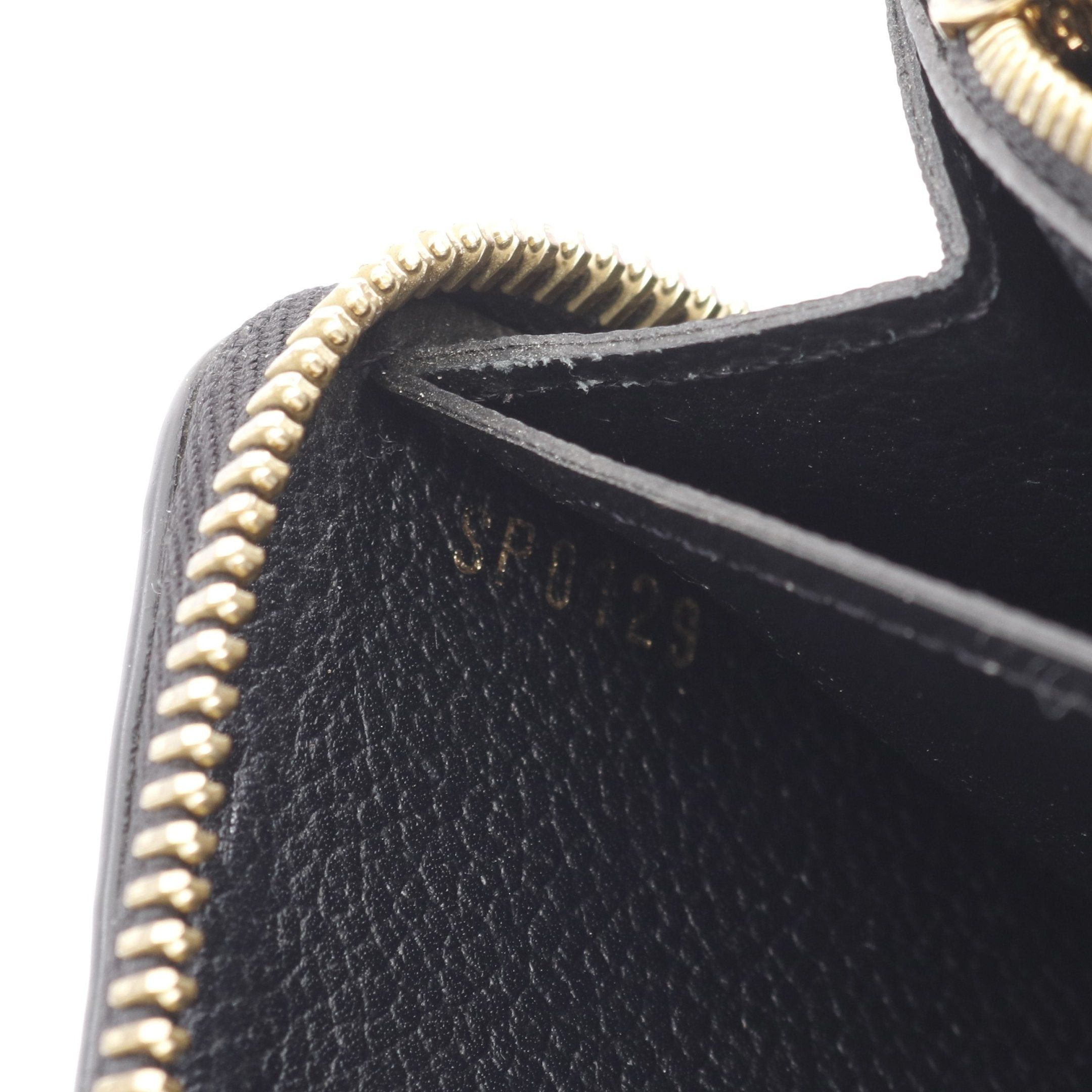 Louis Vuitton Louis Vuitton Portefeuil Clemence Monogram Empreinte Noir Round Zipper Long Wallet Leather Black Size ONE SIZE - 5 Thumbnail