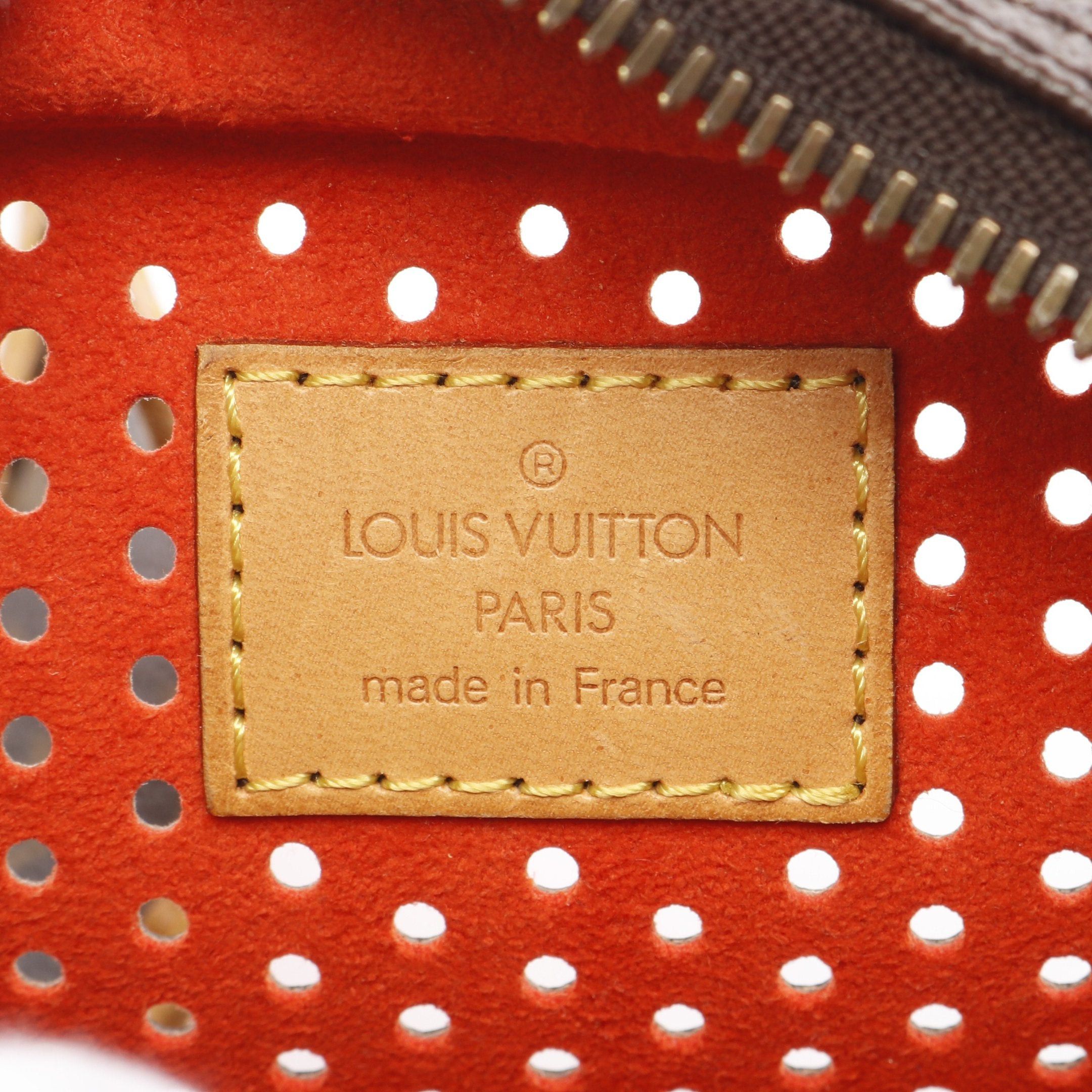 Louis Vuitton Louis Vuitton Mini Trocadero Monogram Perfo Orange Shoulder Bag Leather Brown Size ONE SIZE - 4 Thumbnail